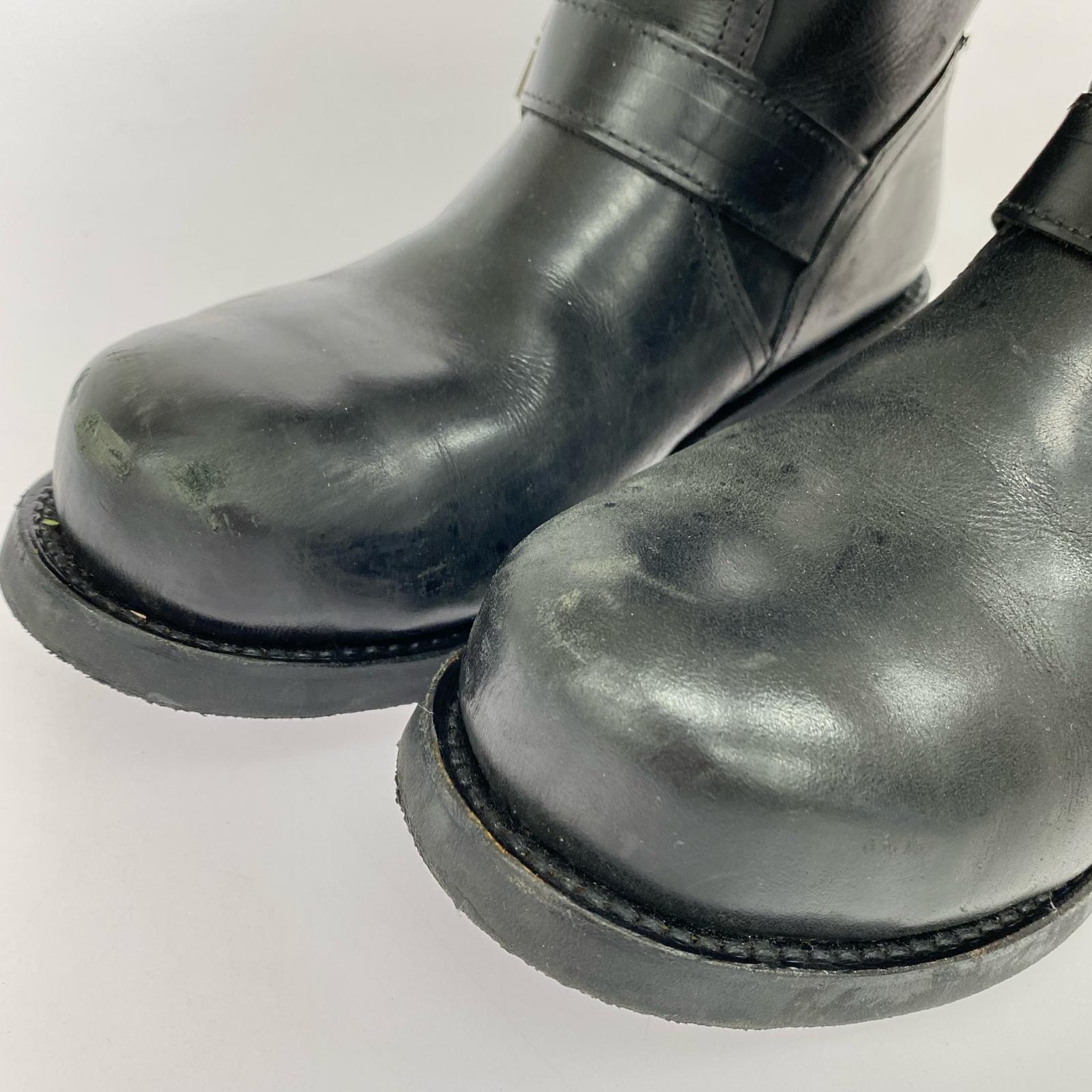 ブーツ primeboots エンジニアブーツ 37 ブラック