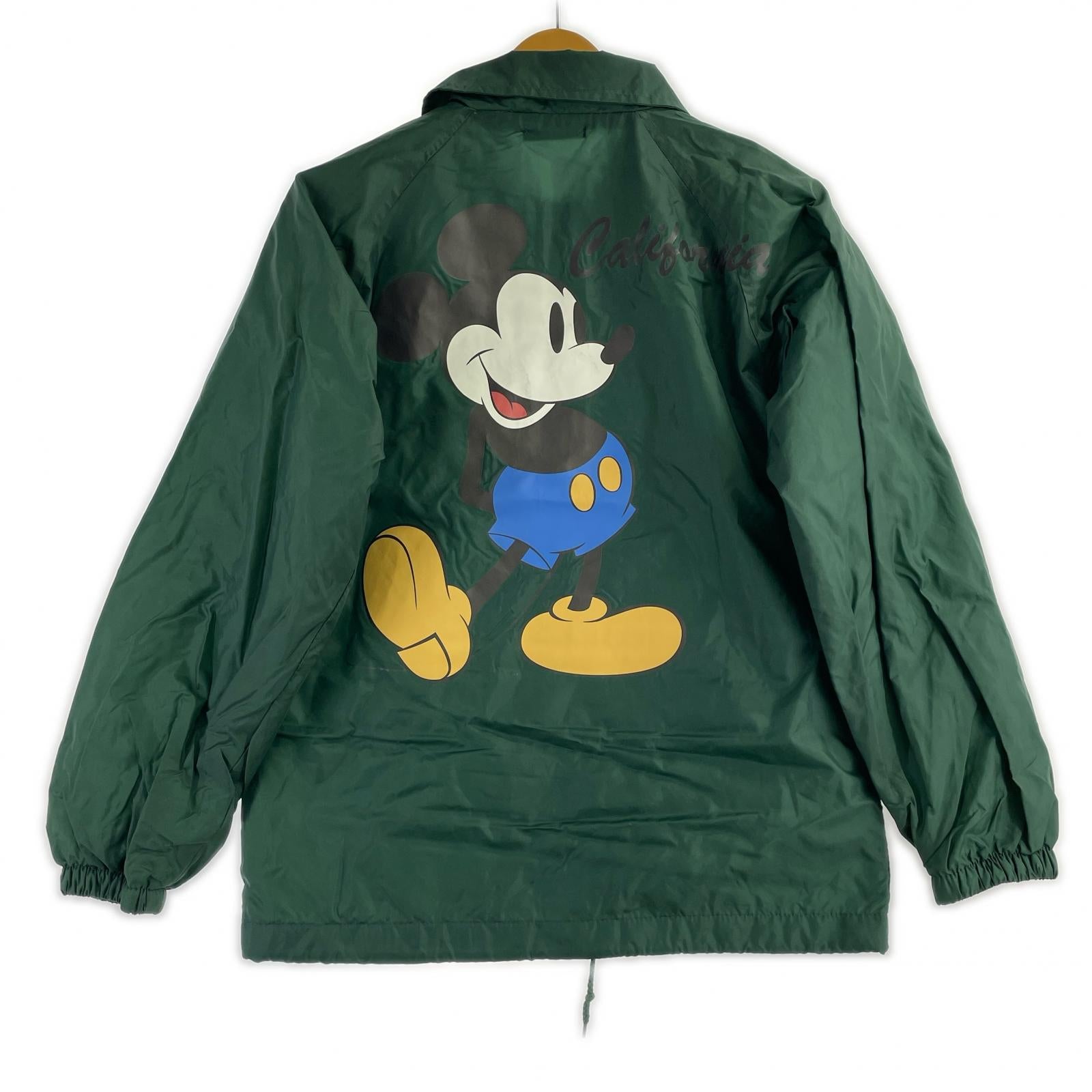 ジャケット ミッキー コーチジャケット グリーン