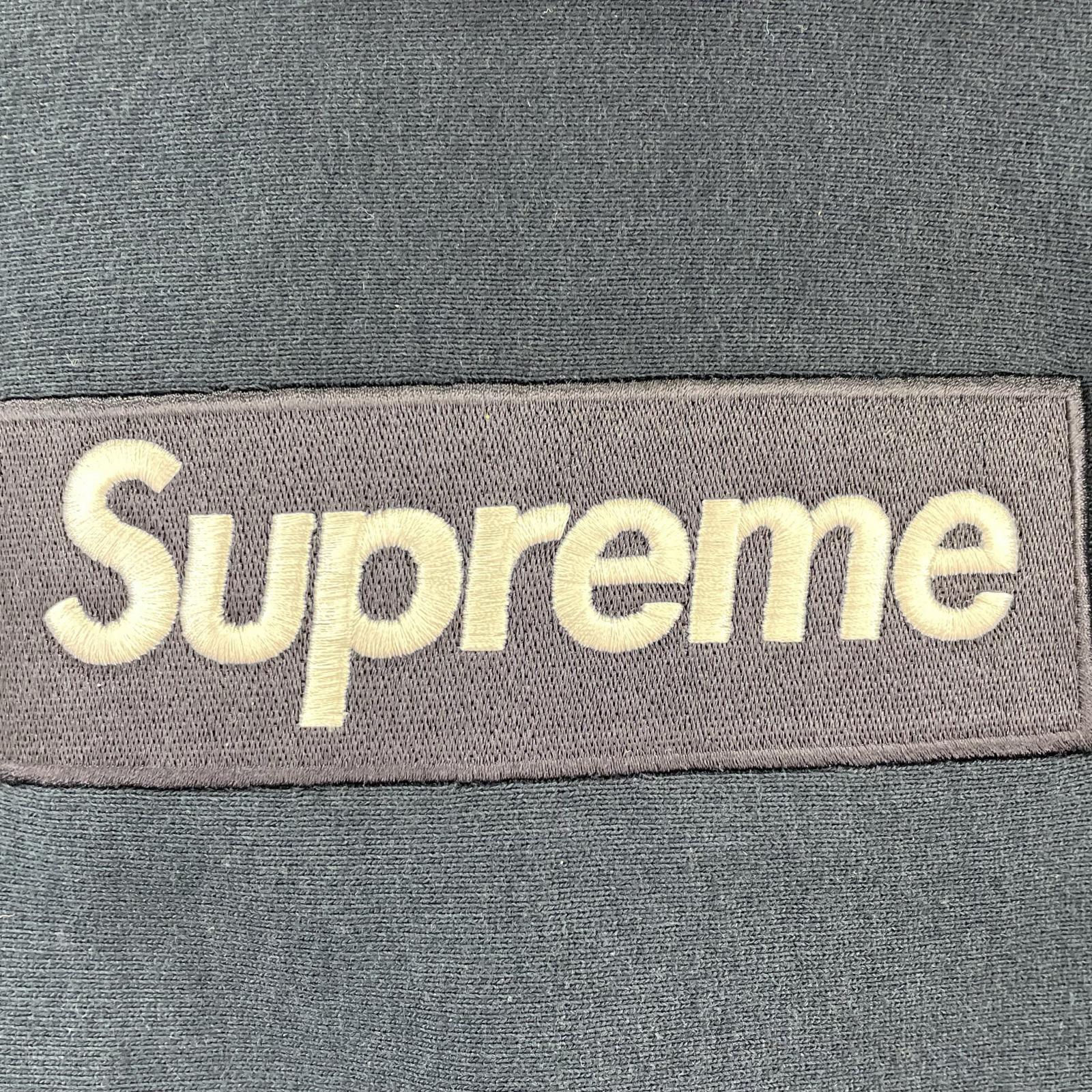 パーカー 25FW Box Logo Hooded Sweatshirt S 紺 S ネイビー