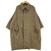 ジャケット ハーフスリーブコート チェック M