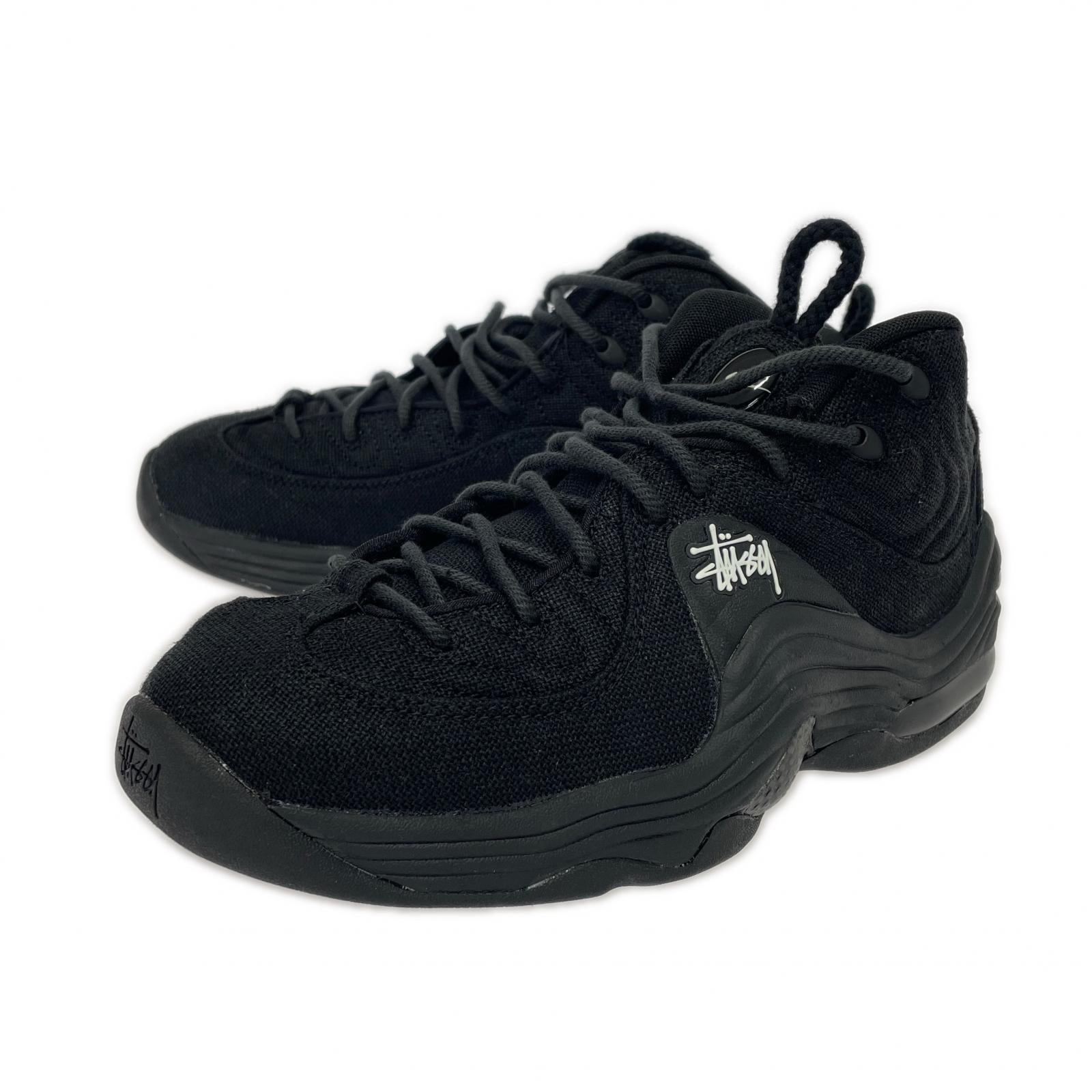 スニーカー × Stussy Air Penny 2 "Black" 27.0cm 27cm (US9 UK8 1/2 EU44) ブラック