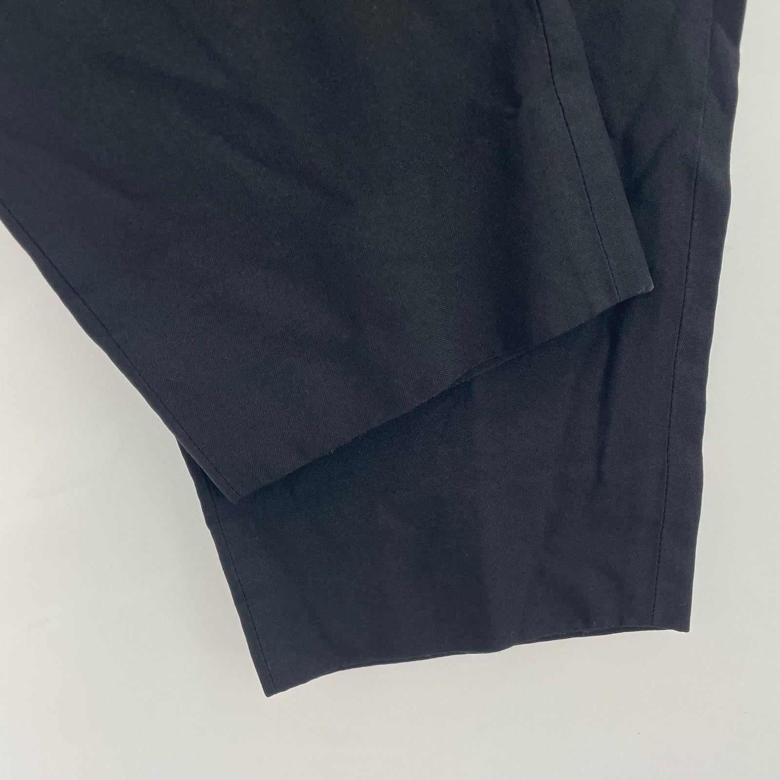 パンツ HOMME DEUX de-p063 エステル製品染めイージースラックス ブラック
