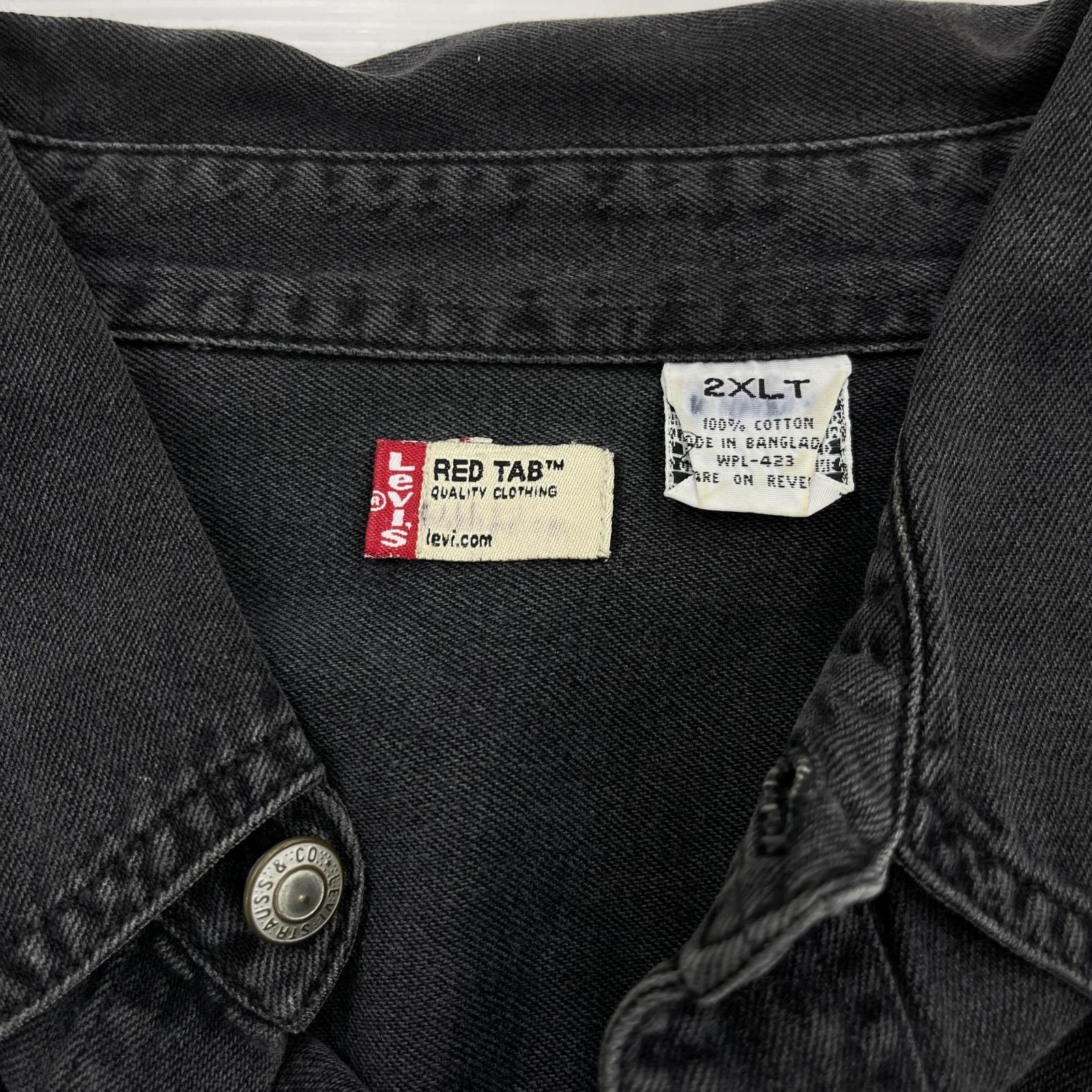 長袖シャツ RED TAB ブラック (2XL) ブラック