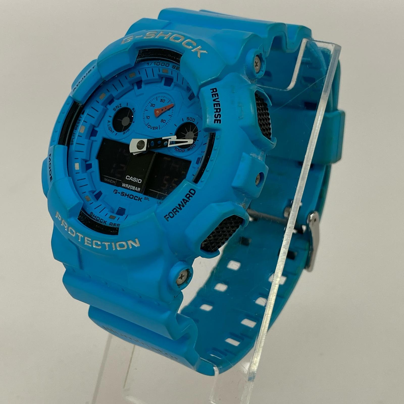 腕時計 GA-100RS ブルー