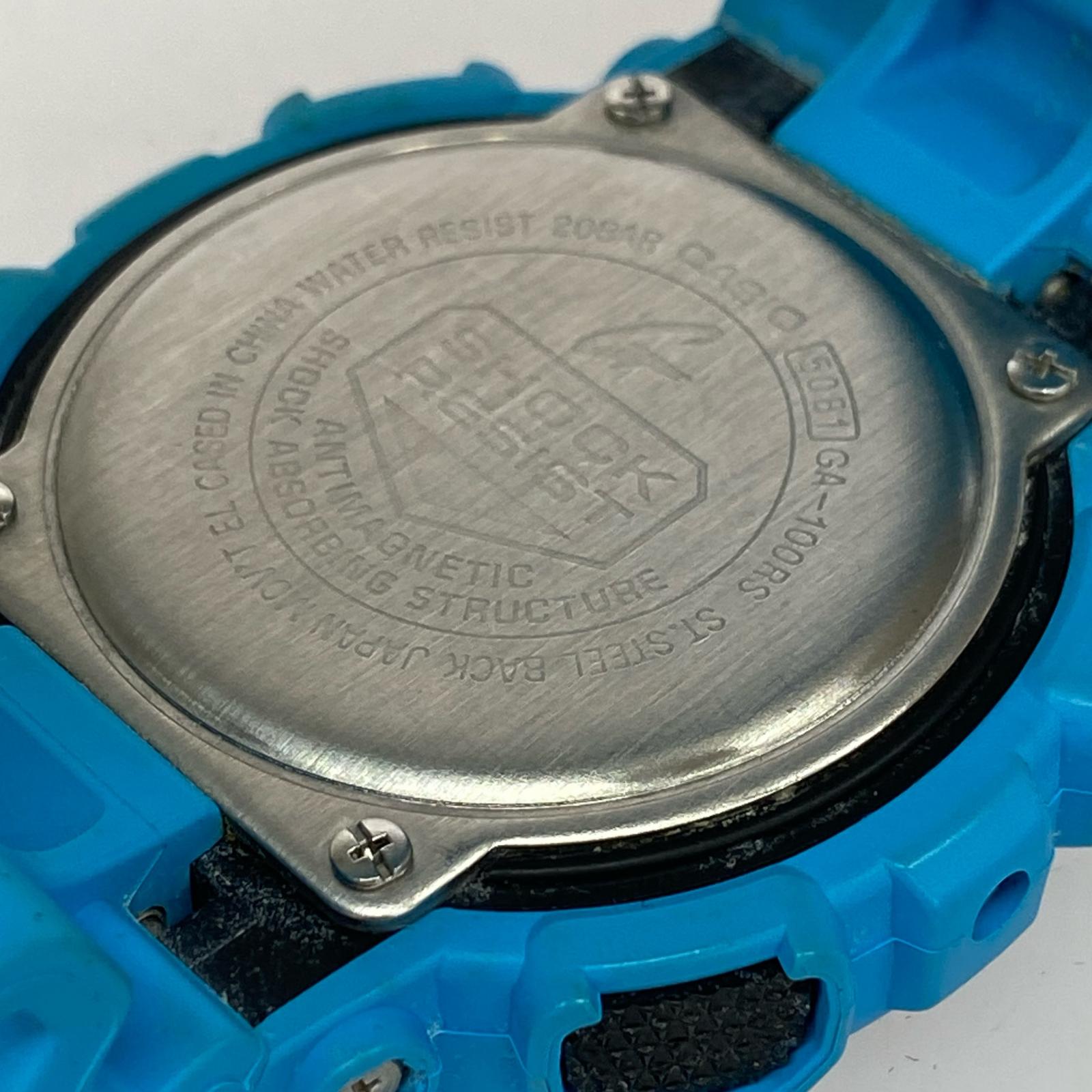 腕時計 GA-100RS ブルー