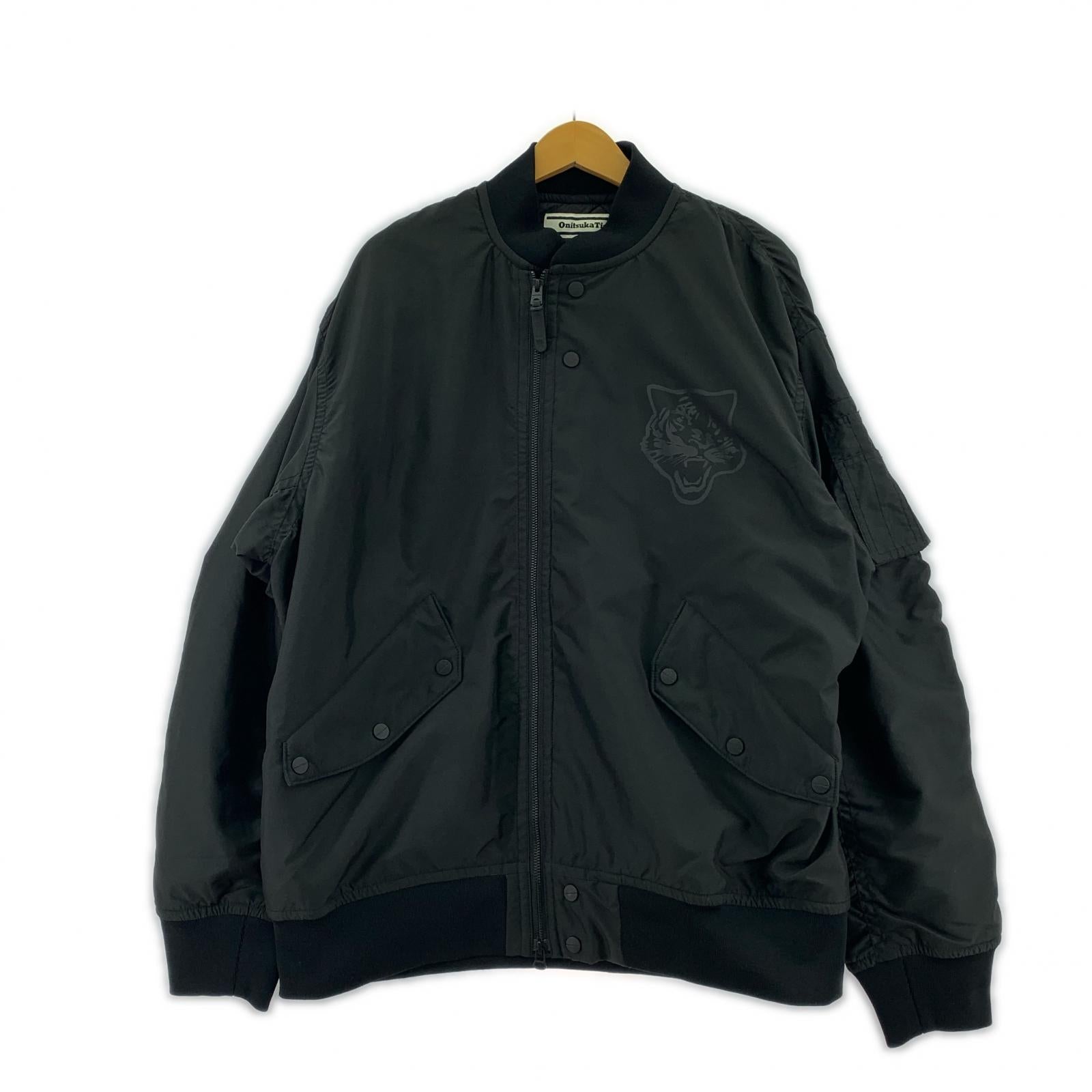 ブルゾン BOMBER JACKET/M/2183A583 L ブラック