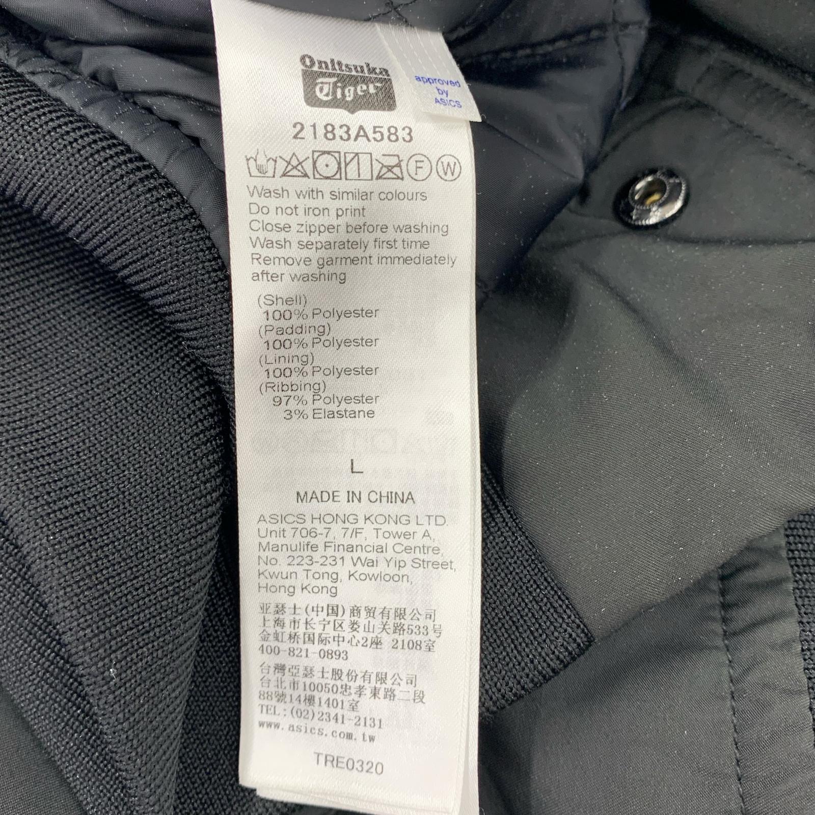 ブルゾン BOMBER JACKET/M/2183A583 L ブラック