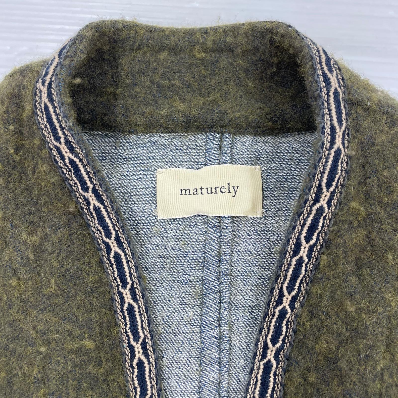 その他アウター maturely/Blanket Gown/GRN グリーン