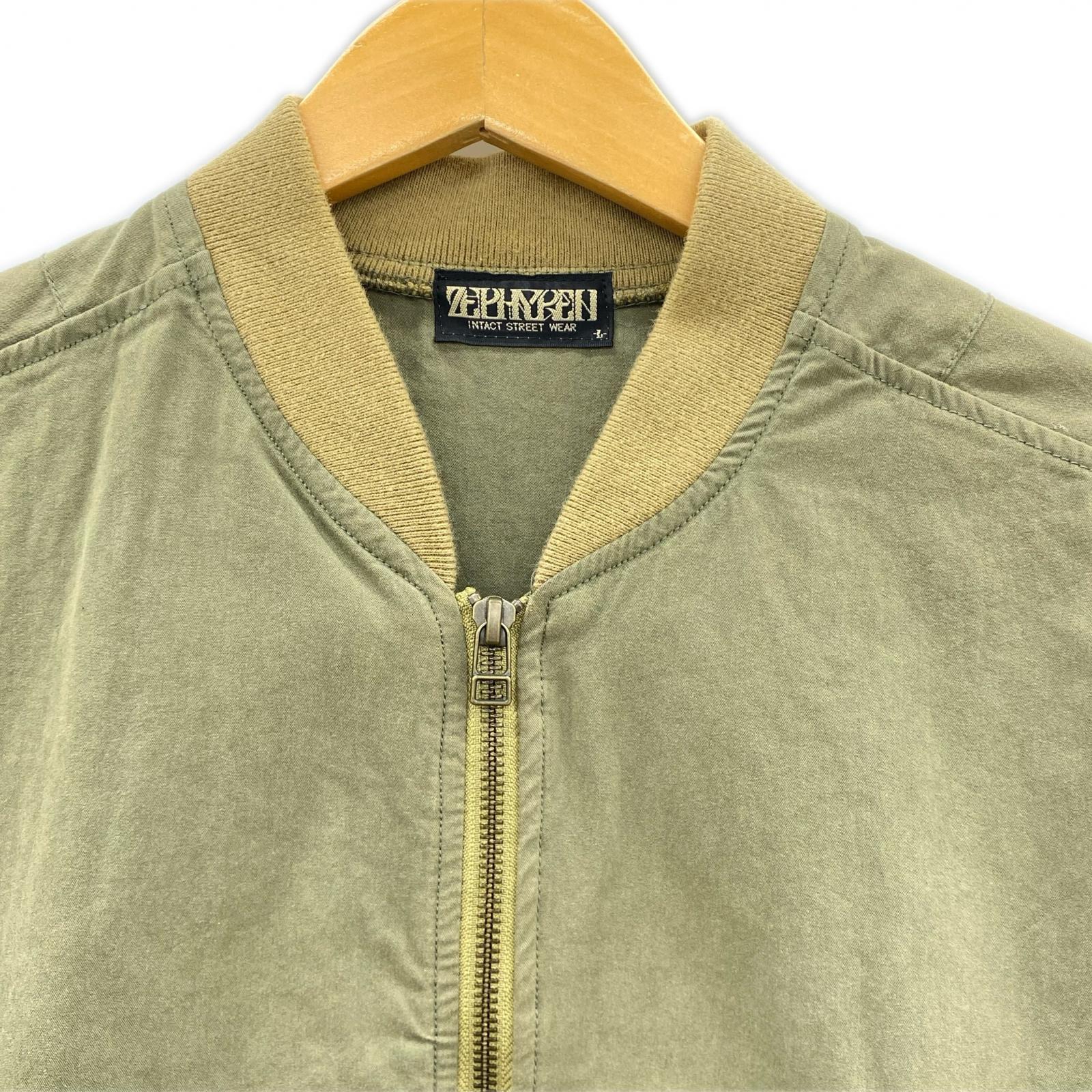 ブルゾン zephyren ma-1 L カーキ