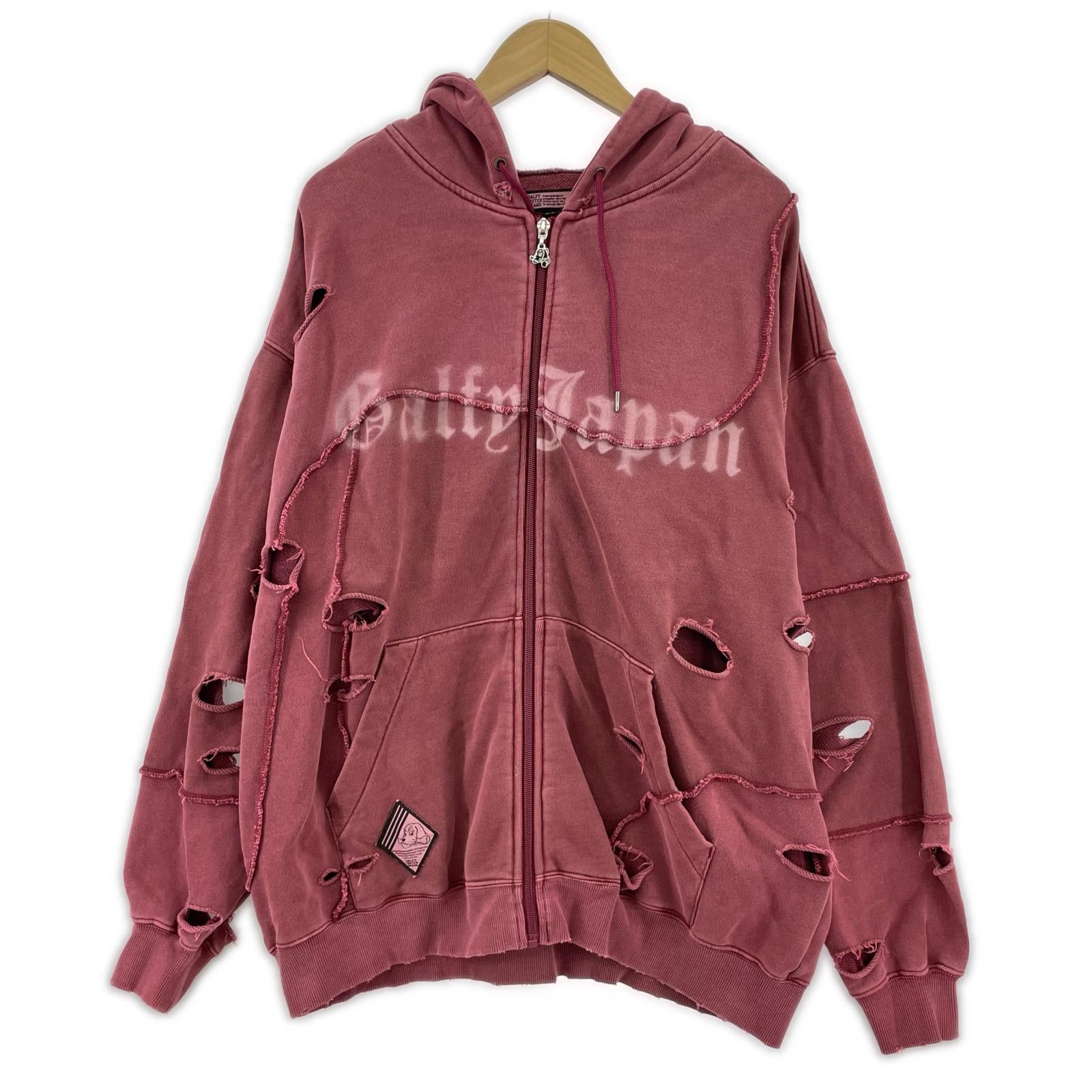 パーカー GALFY ツギハギゾンビパーカー L