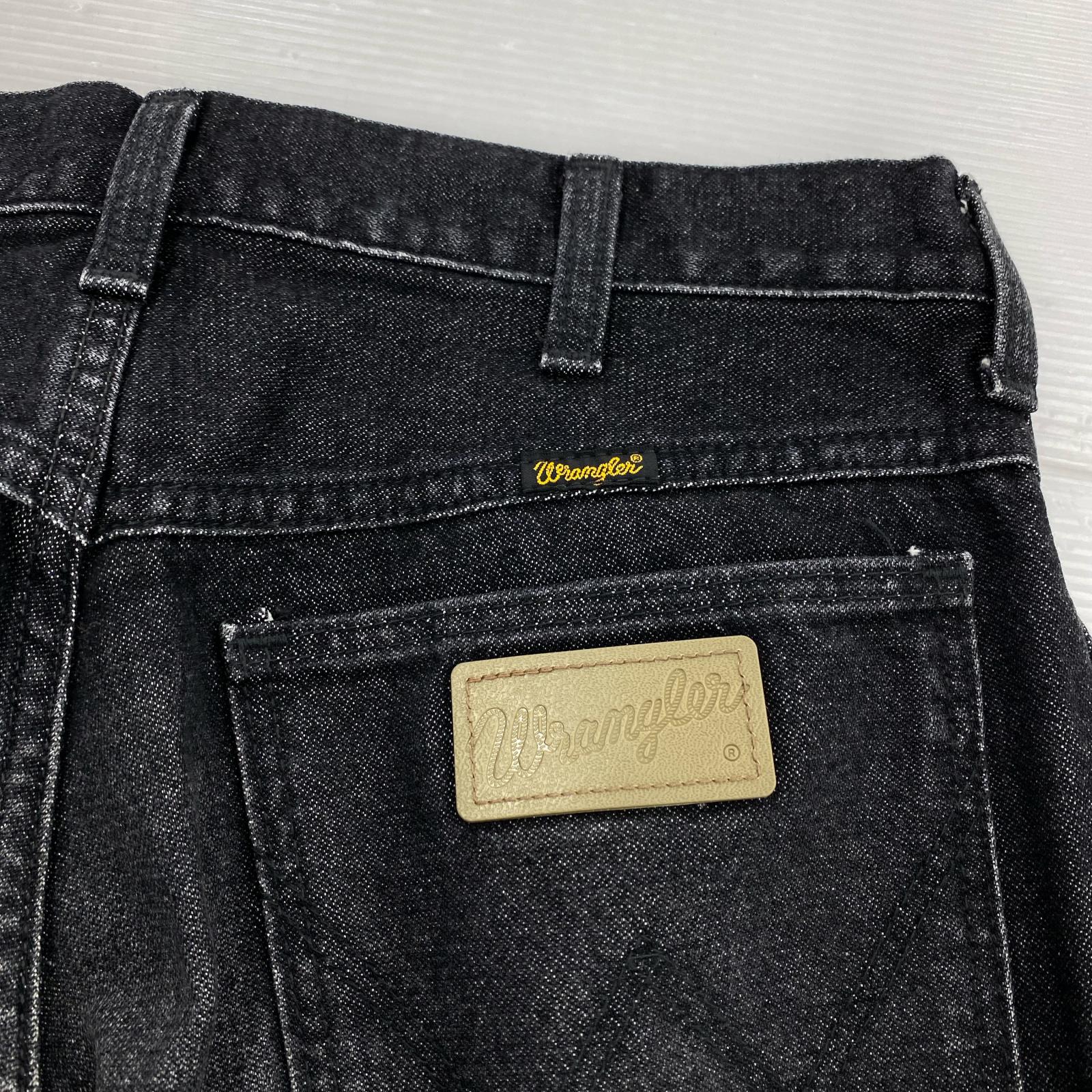 デニムパンツ 77MWZ フレアジーンズ 30 ブラック