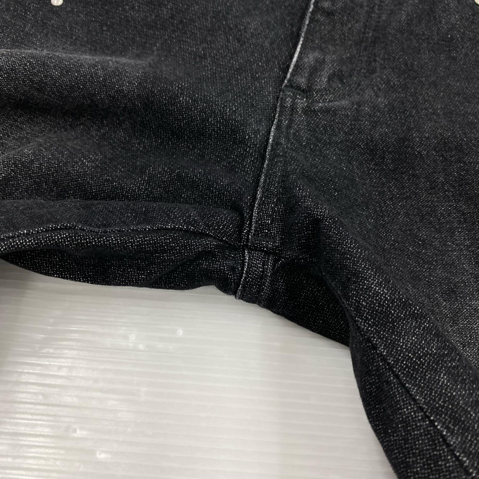 デニムパンツ 77MWZ フレアジーンズ 30 ブラック