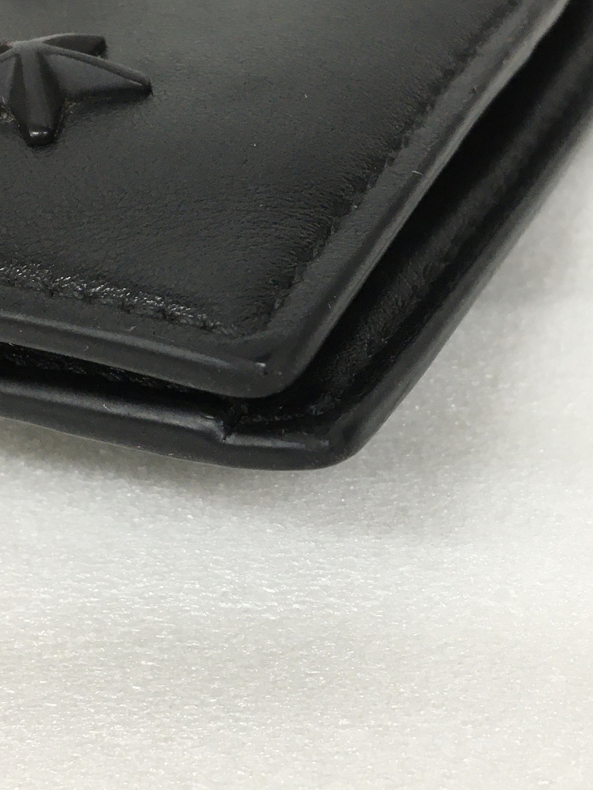 LUCA スタースタッズ 二つ折り財布 BLK