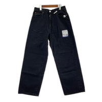 デニムパンツ One Washed Selvage Denim Baggy Pants 44 ブラック