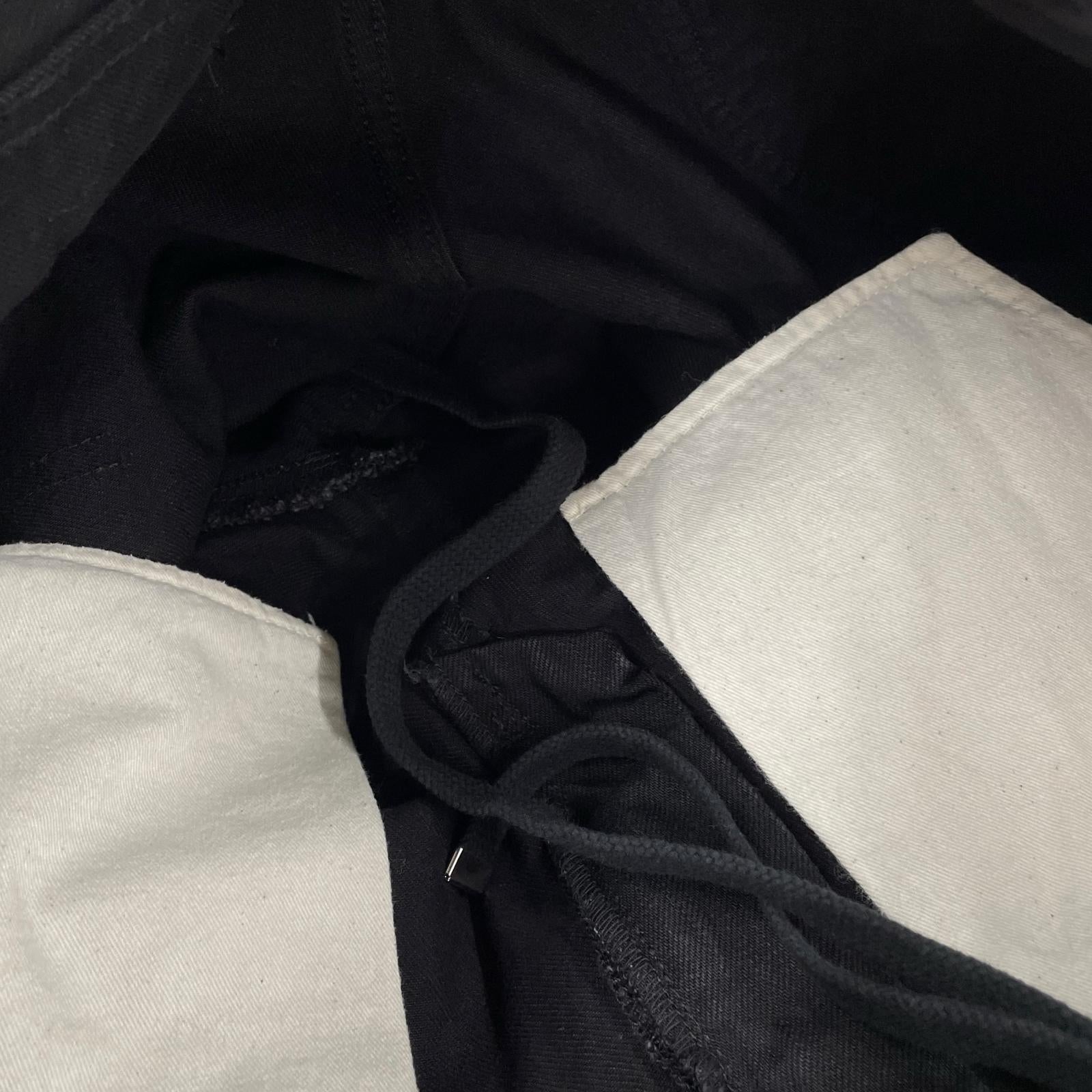 デニムパンツ One Washed Selvage Denim Baggy Pants 44 ブラック