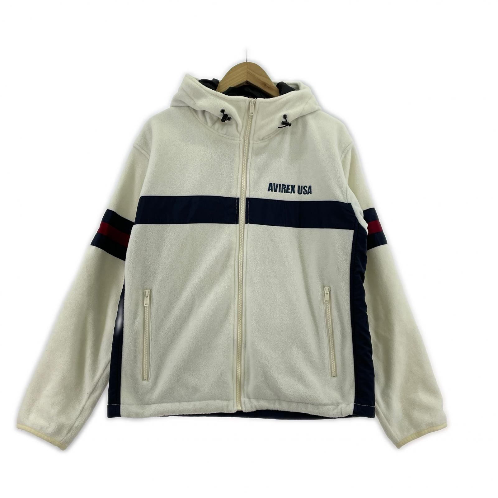 その他アウター FLEECE ZIP PARKA WHT M M ホワイト