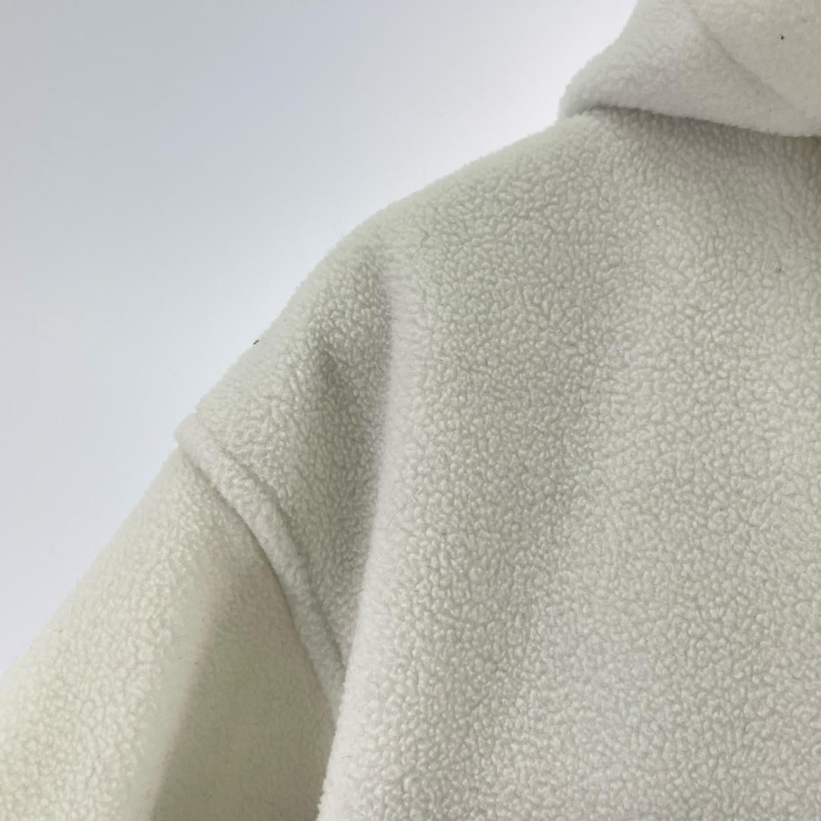 その他アウター FLEECE ZIP PARKA WHT M M ホワイト