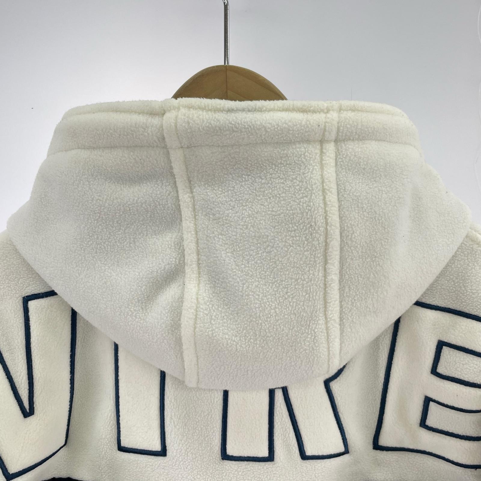 その他アウター FLEECE ZIP PARKA WHT M M ホワイト