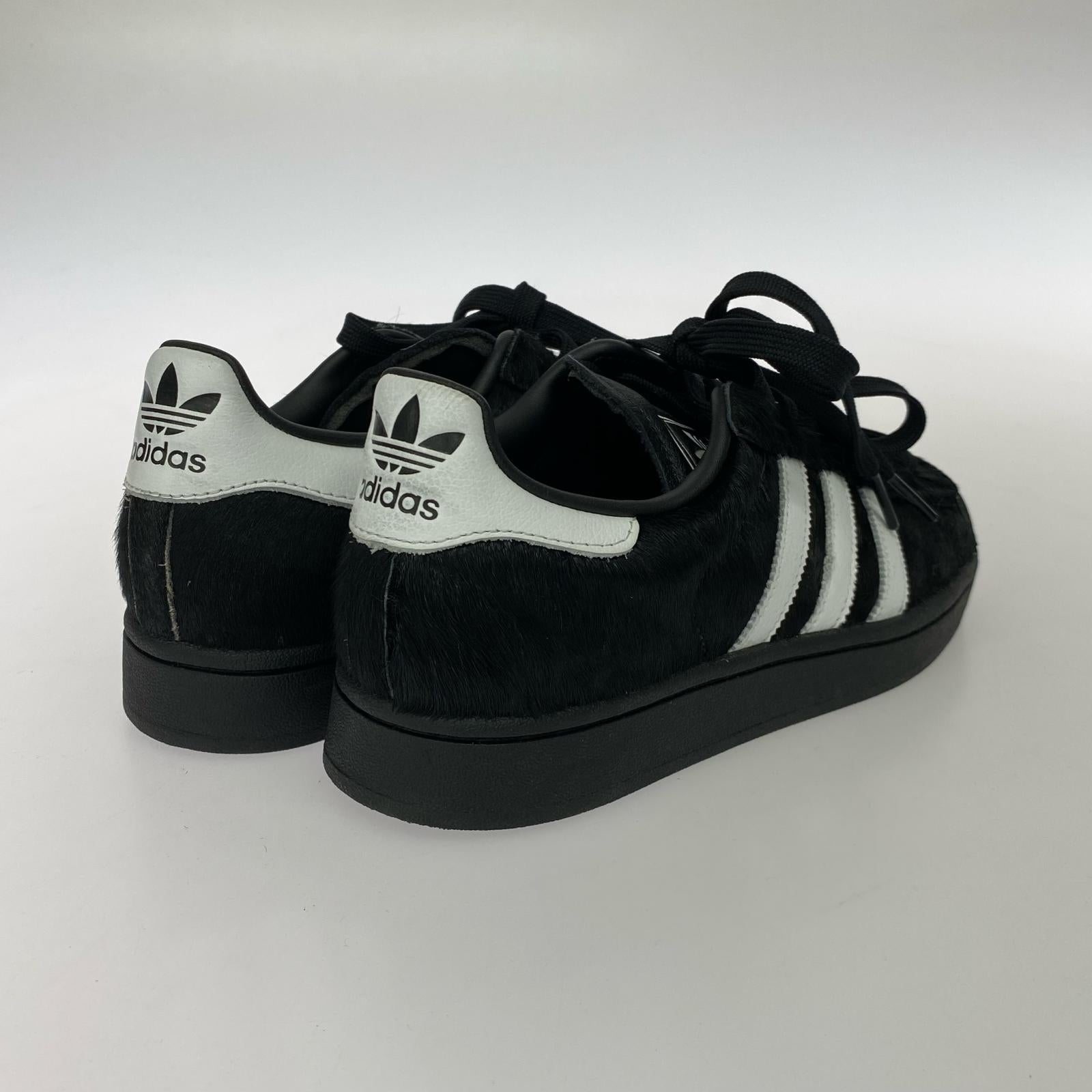 スニーカー SUPERSTAR II ローカットスニーカー 毛皮 黒 (24.5) 24.5cm (US6 1/2 UK6 EU39) ブラック