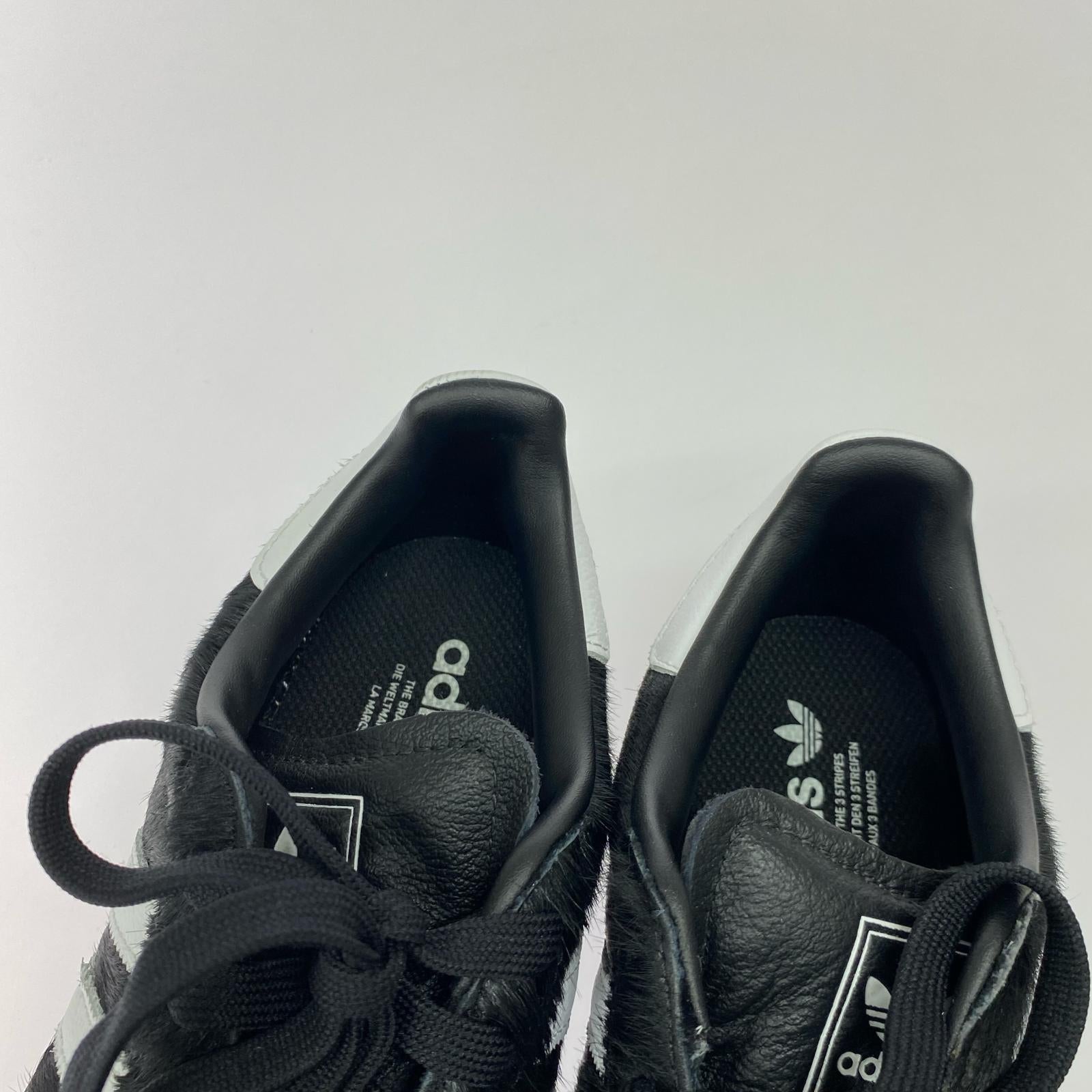 スニーカー SUPERSTAR II ローカットスニーカー 毛皮 黒 (24.5) 24.5cm (US6 1/2 UK6 EU39) ブラック