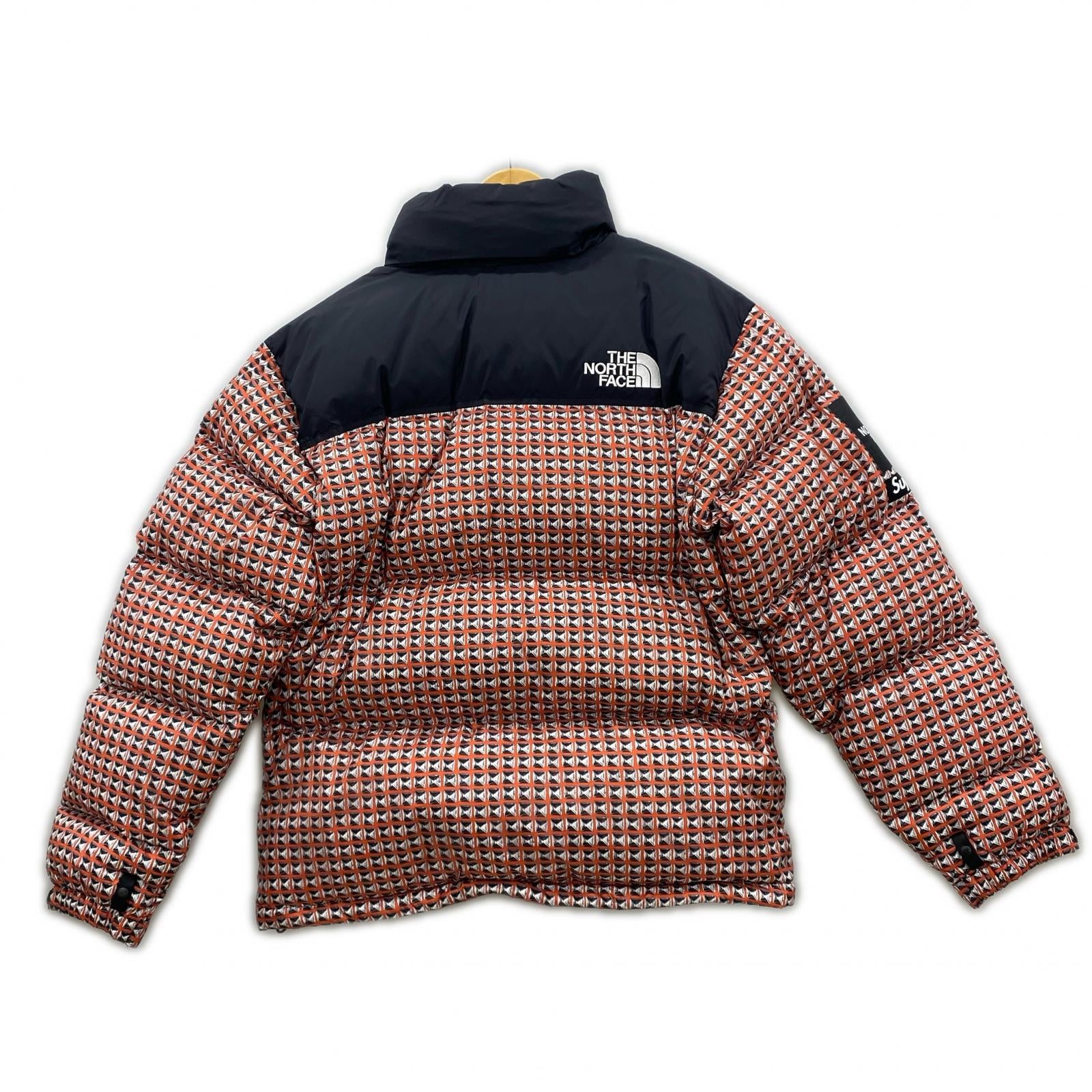 ダウンジャケット 21ss THE NORTH FACE Studded Nuptse RED M M