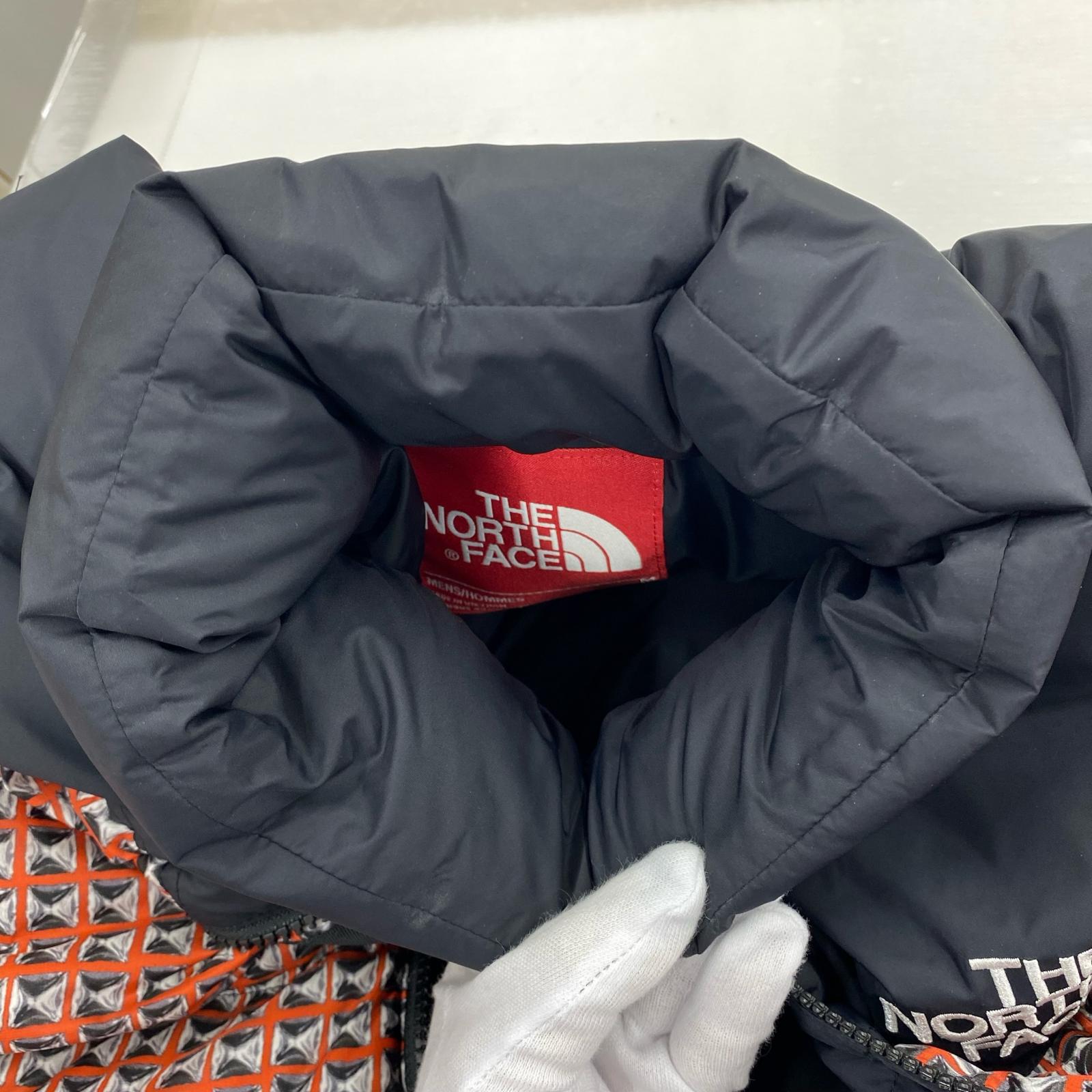 ダウンジャケット 21ss THE NORTH FACE Studded Nuptse RED M M