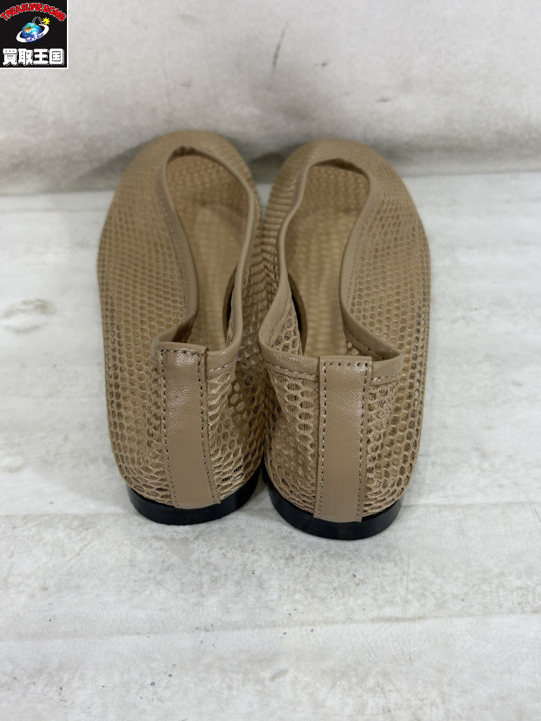 シューズ REMME メッシュスリッポン 36 ベージュ