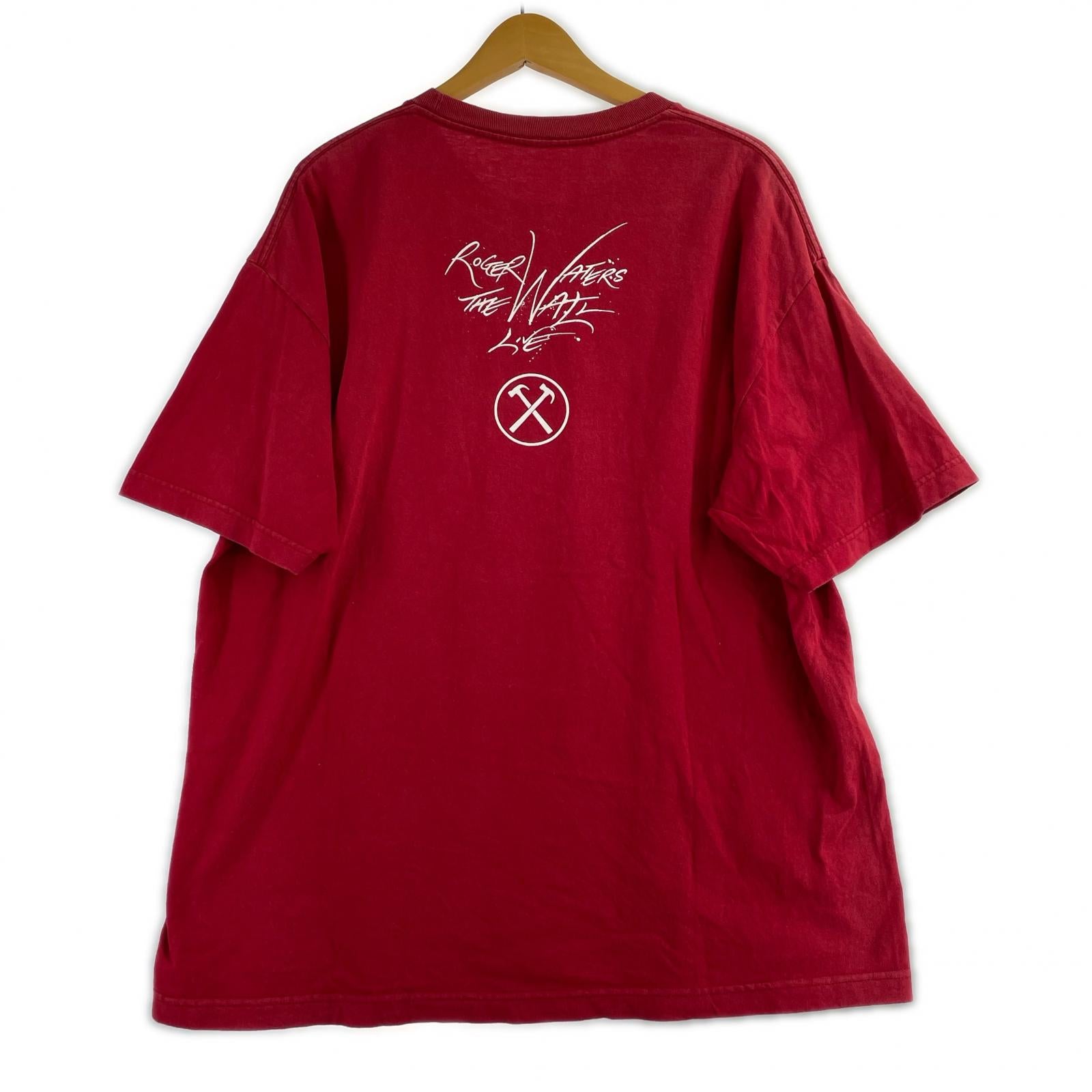 半袖Tシャツ PINK FROYD ROGER WATER レッド