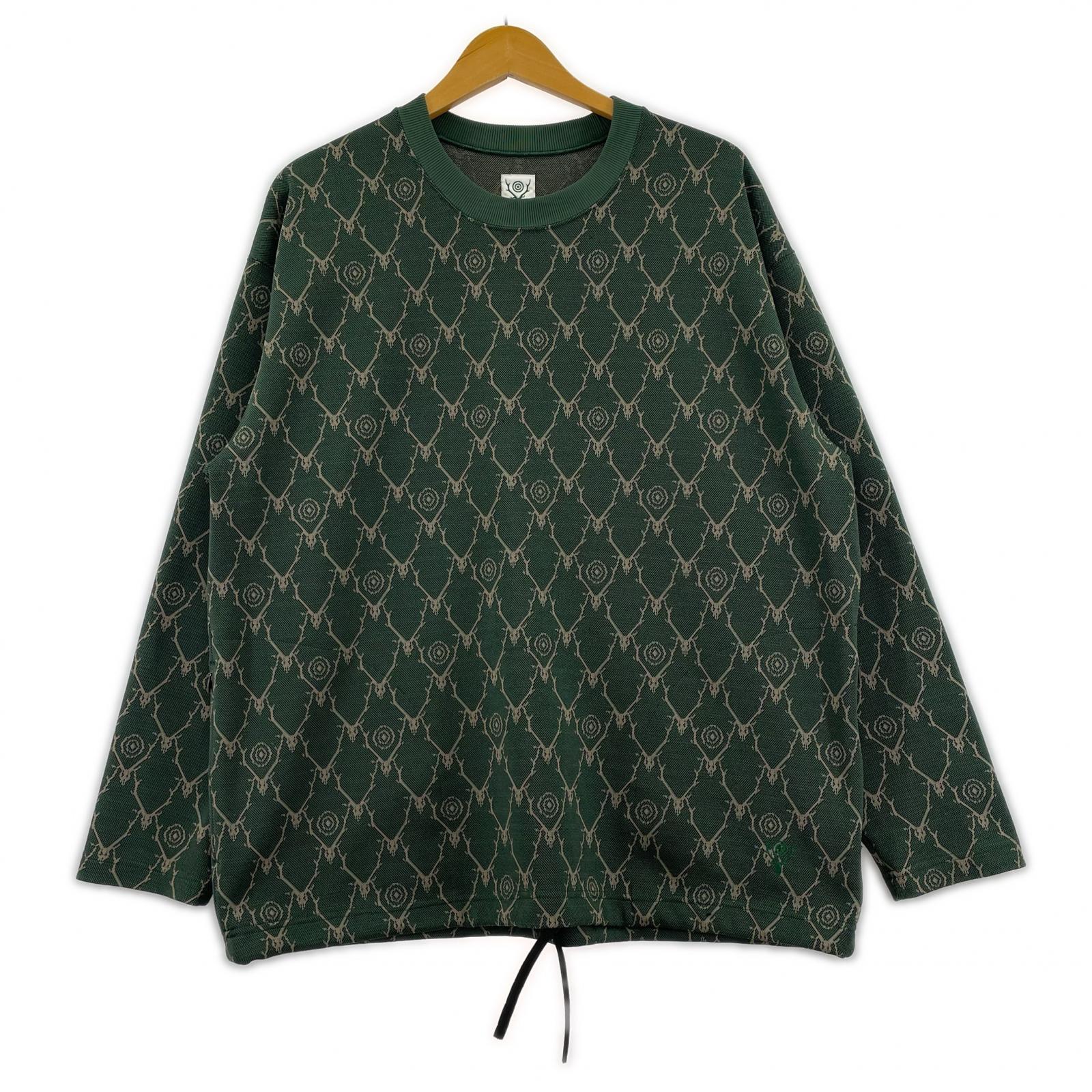 長袖Tシャツ 25ss ストリングクルーネックシャツ (L) カーキ M カーキ