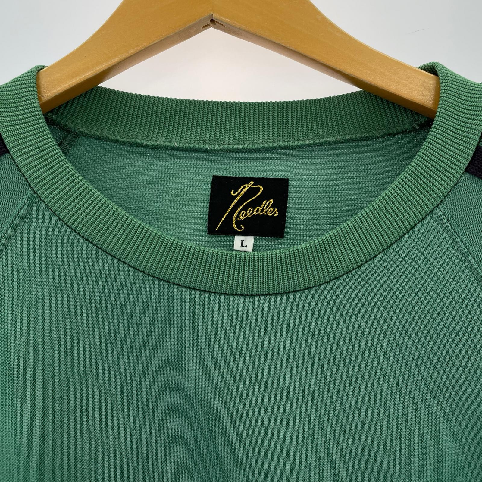 スウェット P.Smooth Track CrewNeck Shirt (L) グリーン L グリーン