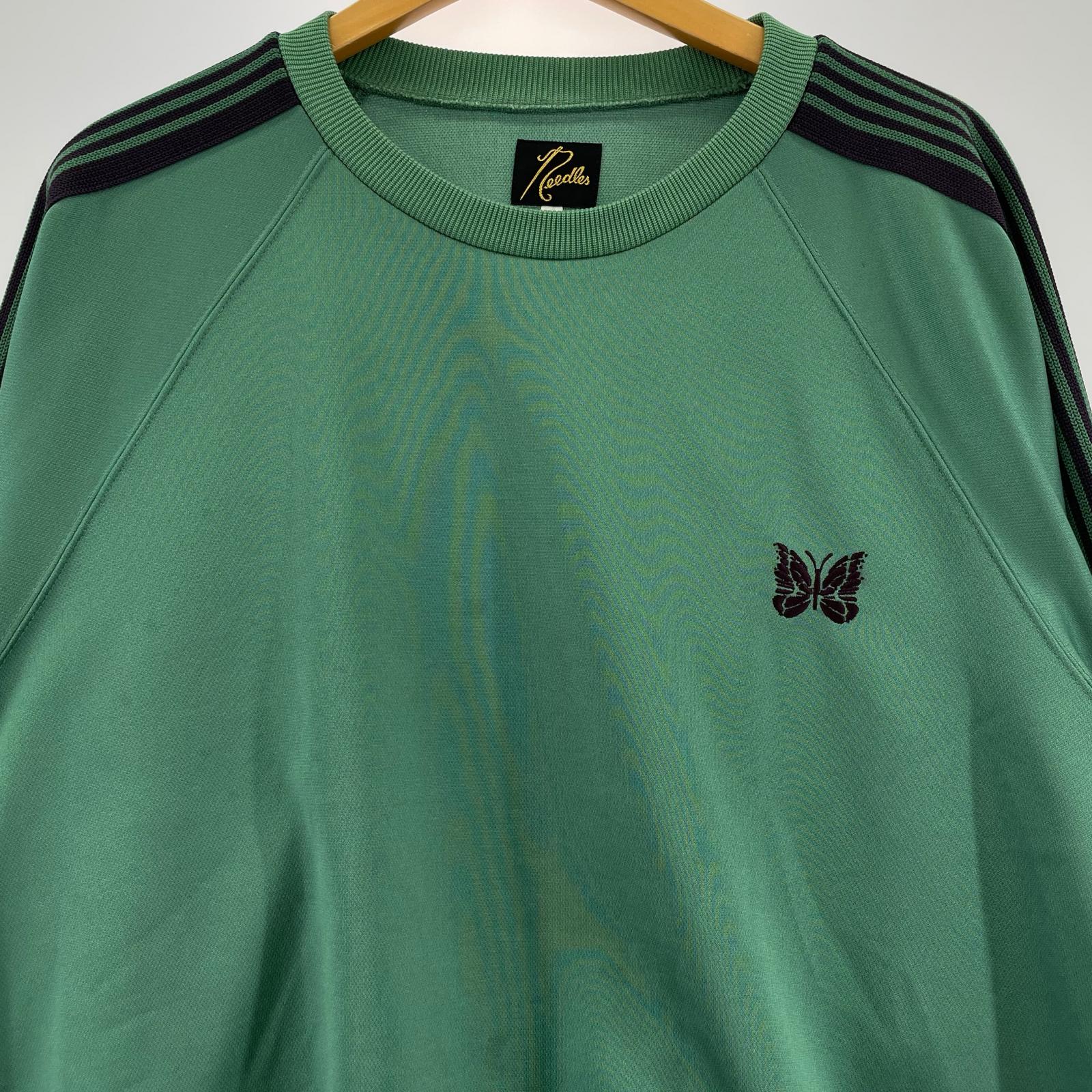 スウェット P.Smooth Track CrewNeck Shirt (L) グリーン L グリーン