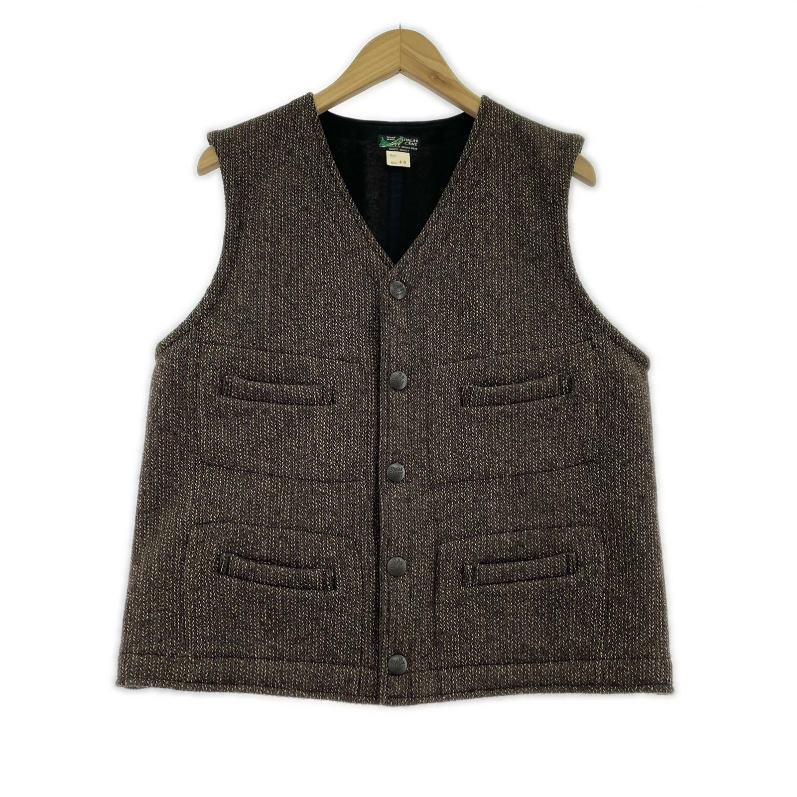 ジャケット BEACH CLOTH VEST/サイズ40 40 ブラウン