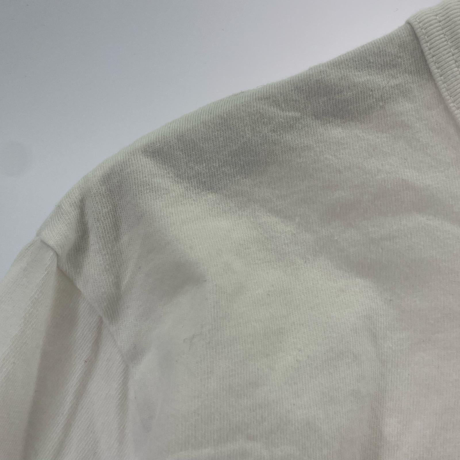 長袖Tシャツ CDG スリーブロゴ L/S 白 S S ホワイト