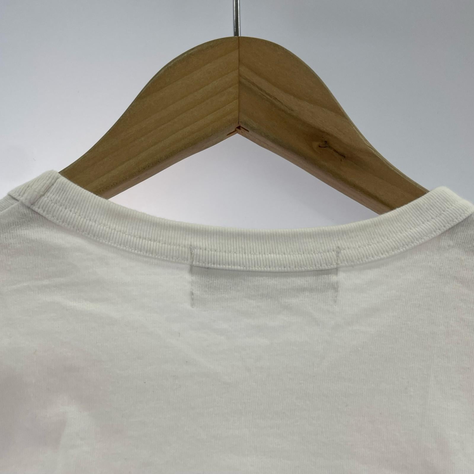 長袖Tシャツ CDG スリーブロゴ L/S 白 S S ホワイト
