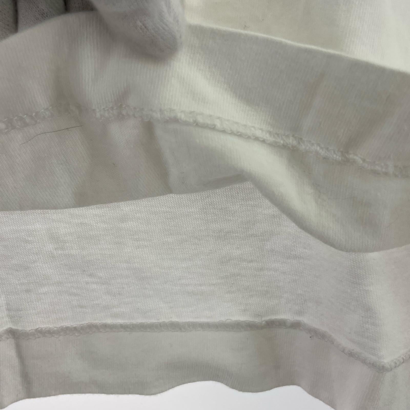 長袖Tシャツ CDG スリーブロゴ L/S 白 S S ホワイト