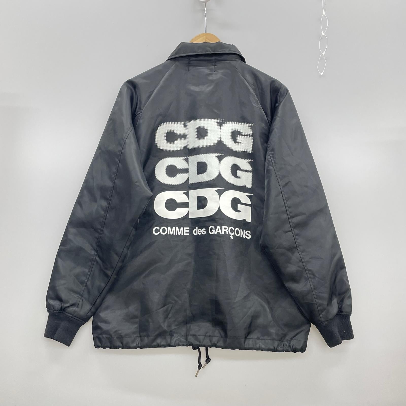 ジャケット CDG 裏ボア コーチジャケット 黒 S S ブラック
