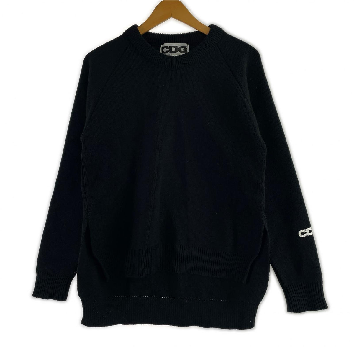 ニット CDG アクリル フィッシュテール ニット 黒 S S ブラック