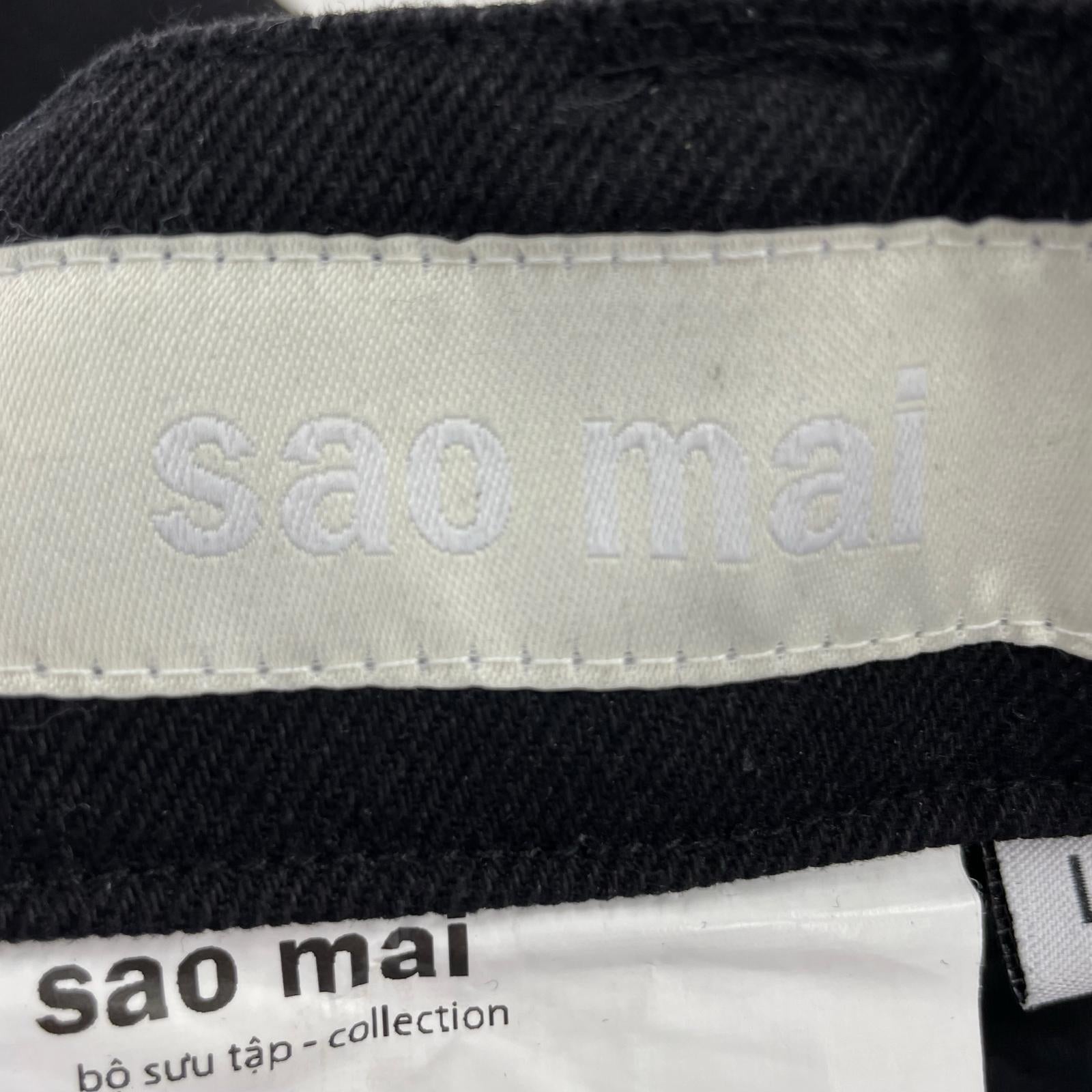 パンツ sao mai アジャスター ツイルパンツ L ブラック L ブラック
