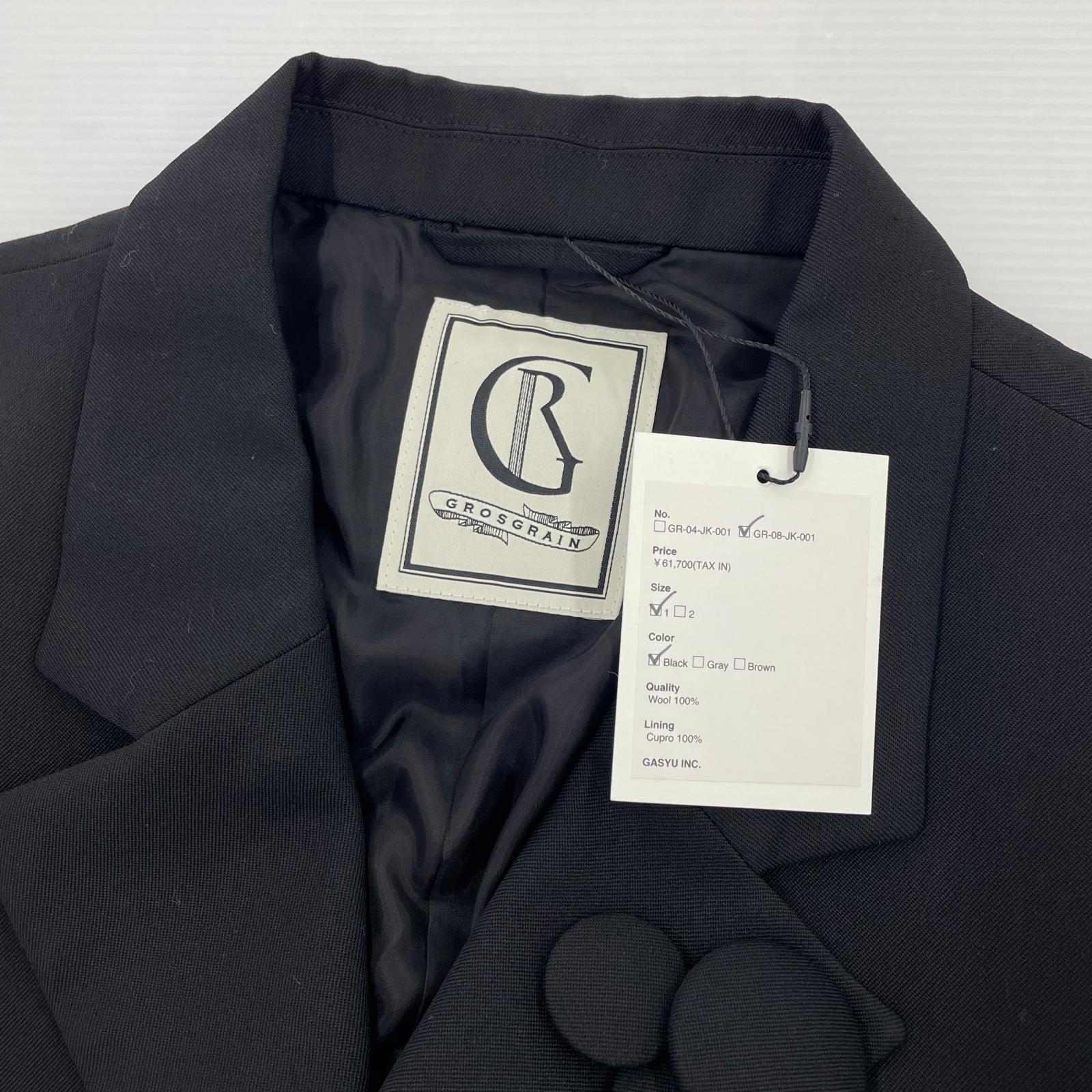 ジャケット GROSGRAIN デザインジャケット 1 ブラック ブラック