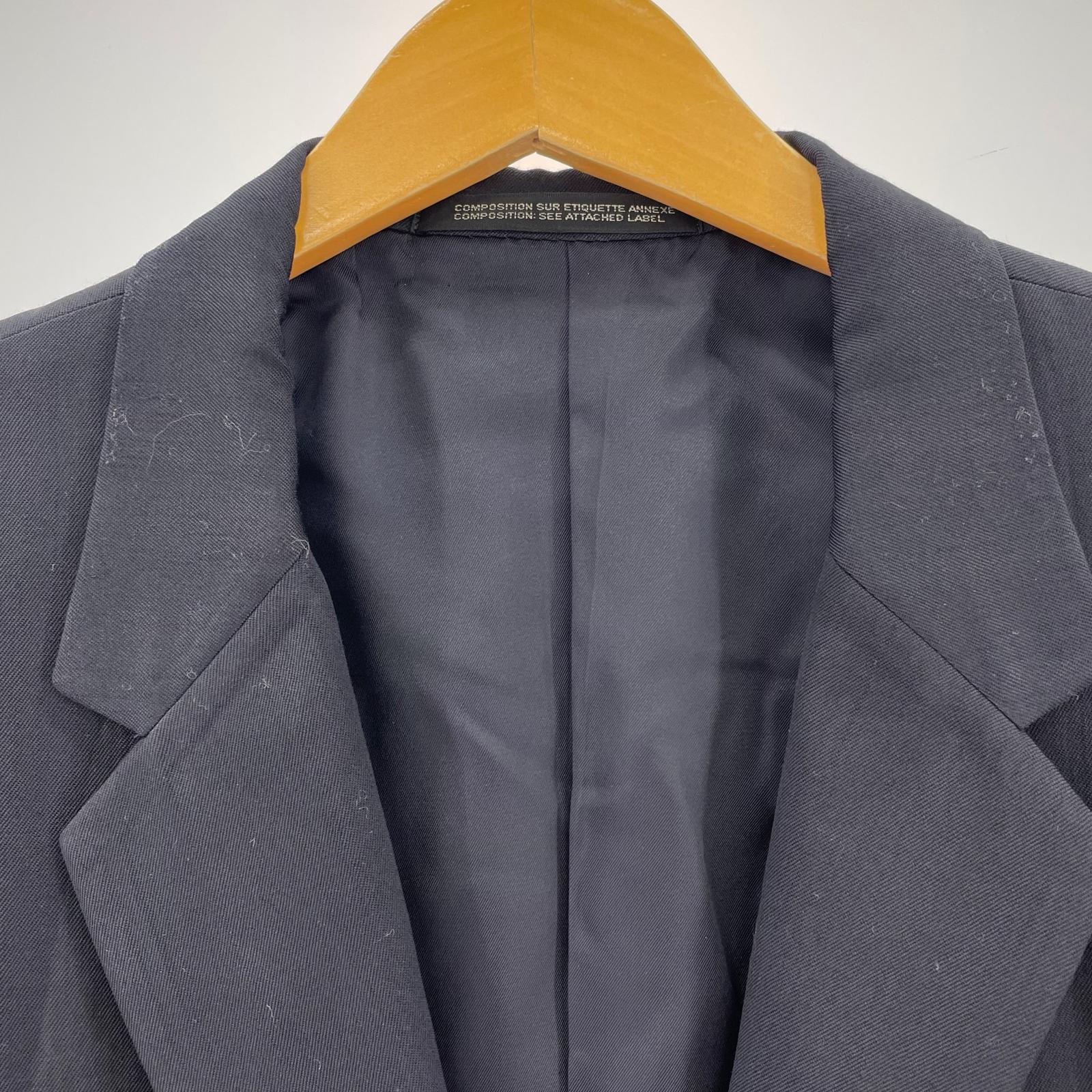 ジャケット Yohji Yamamoto POUR HOMME 93AW ウールギャバ4Bジャケット M ネイビー M