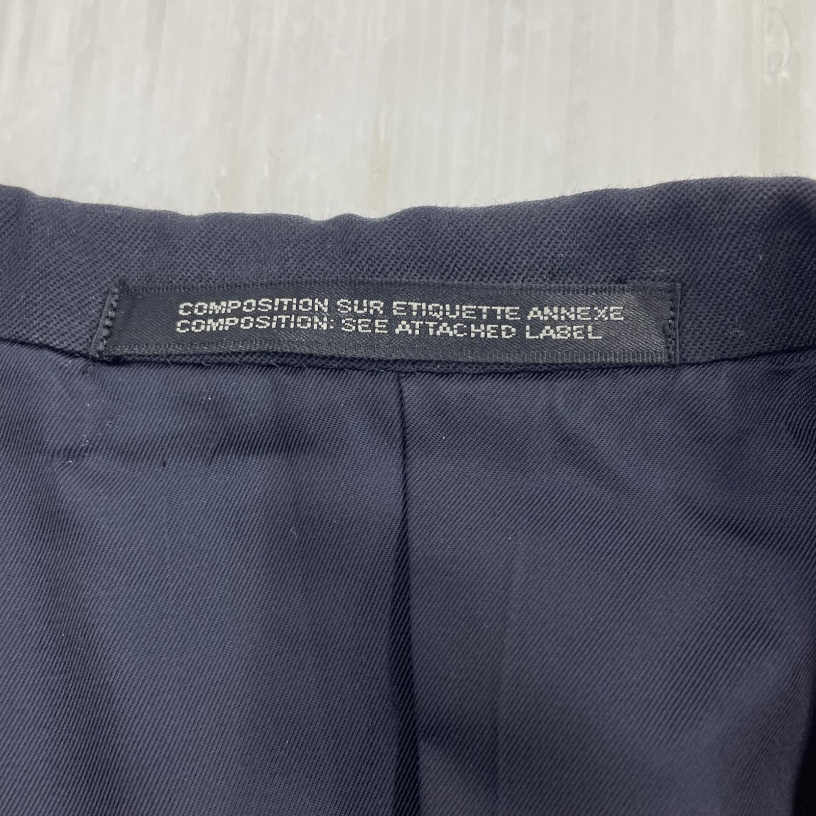 ジャケット Yohji Yamamoto POUR HOMME 93AW ウールギャバ4Bジャケット M ネイビー M