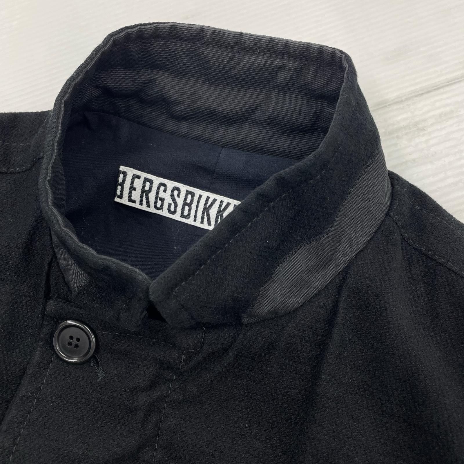 ジャケット DIRK BIKKEMBERGS デザインスタンドカラージャケット 48 ブラック ブラック