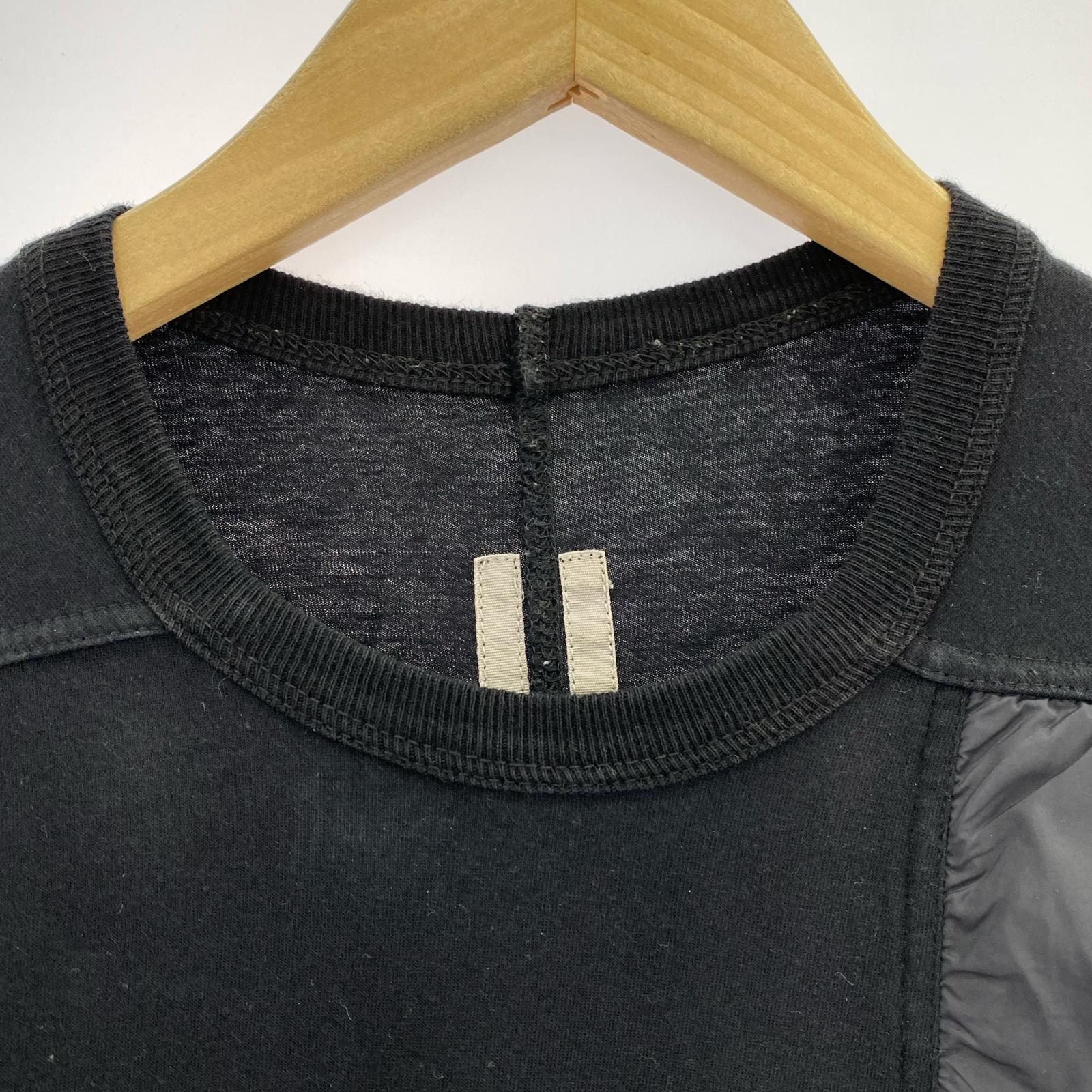 半袖Tシャツ Rick Owens S/S POCKET LEVEL TEE デザインポケットTee L ブラック L ブラック