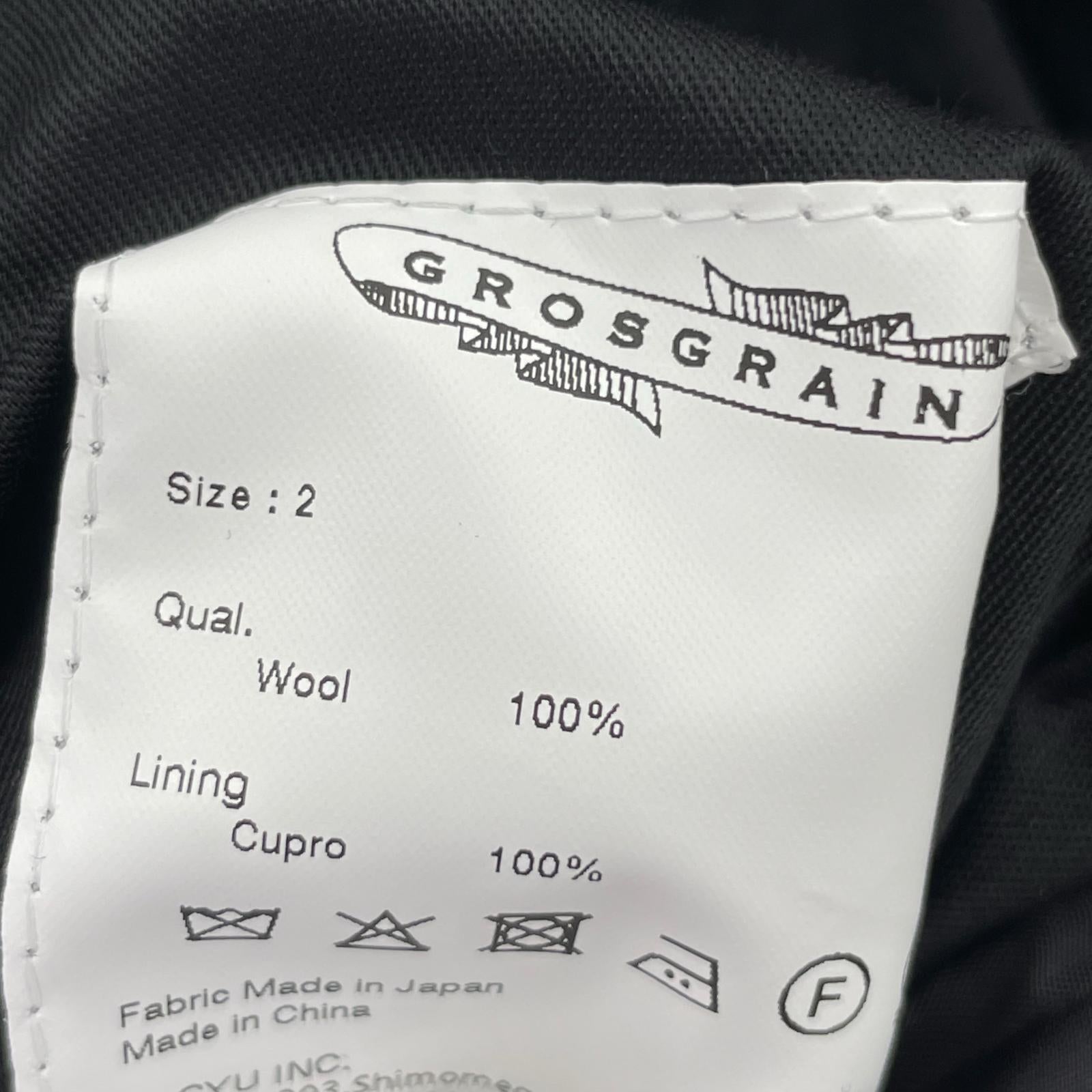 ジャケット GROSGRAIN デザインジャケット 2 グレー 2 グレー