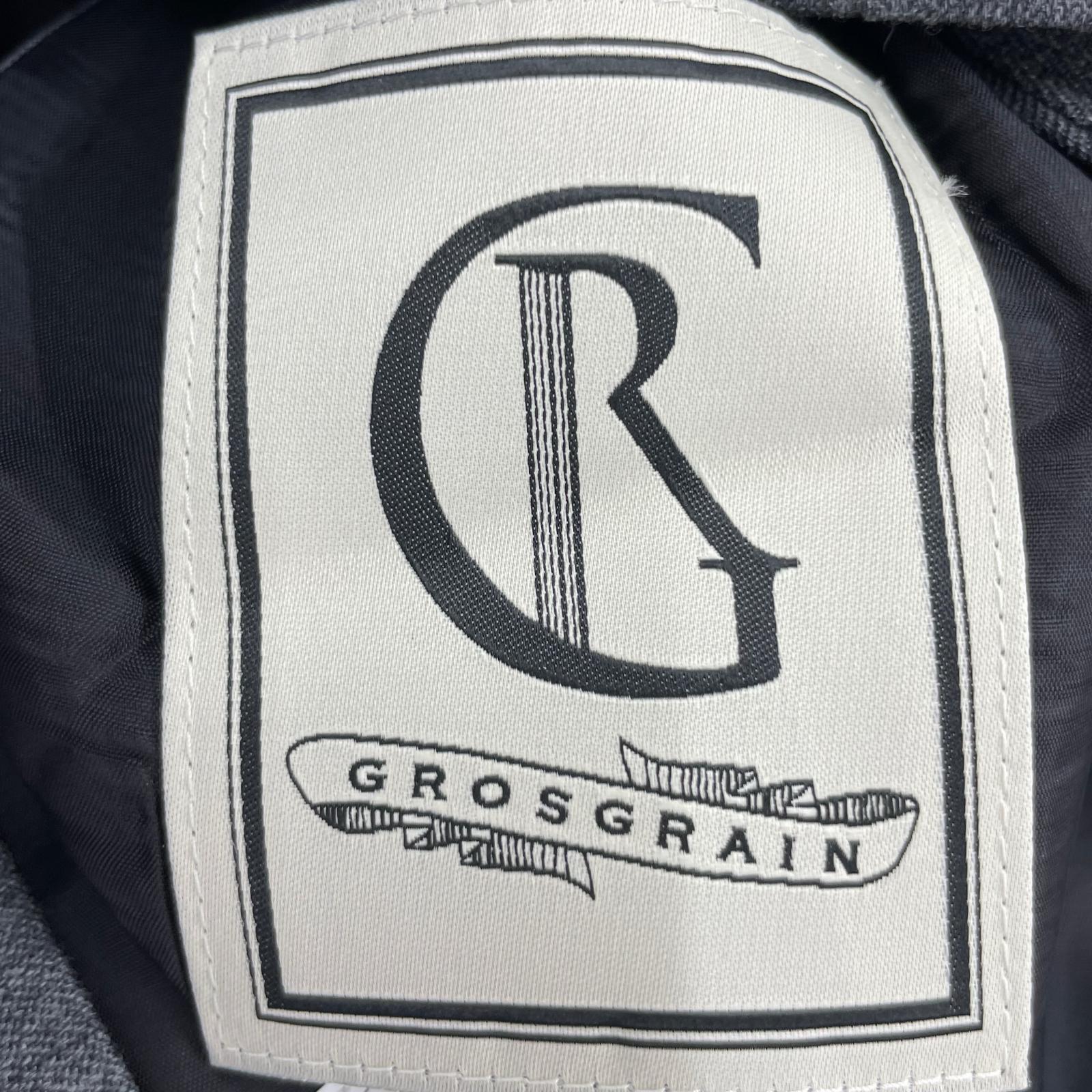 ジャケット GROSGRAIN デザインジレ OS グレー グレー