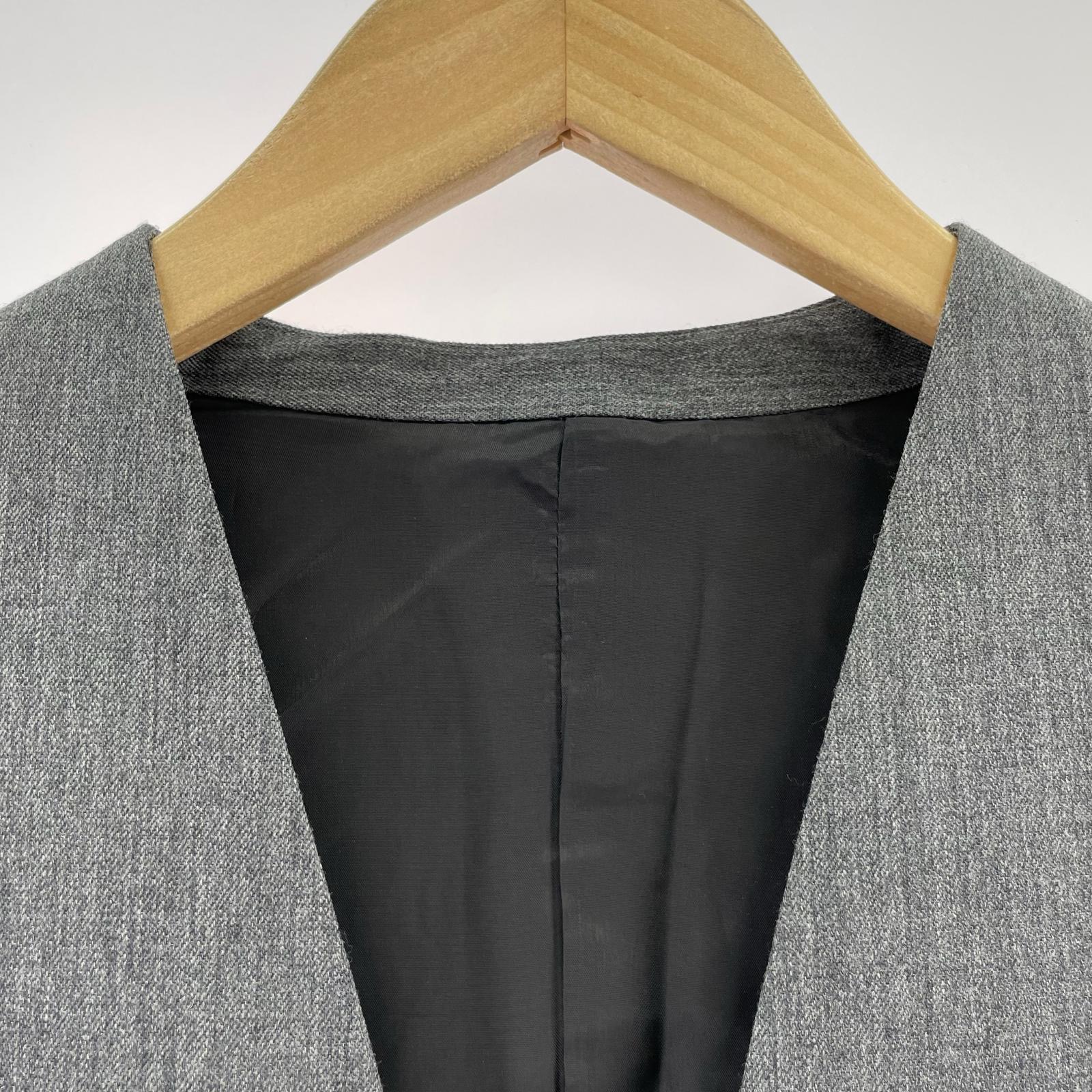 ジャケット GROSGRAIN デザインジレ OS グレー グレー