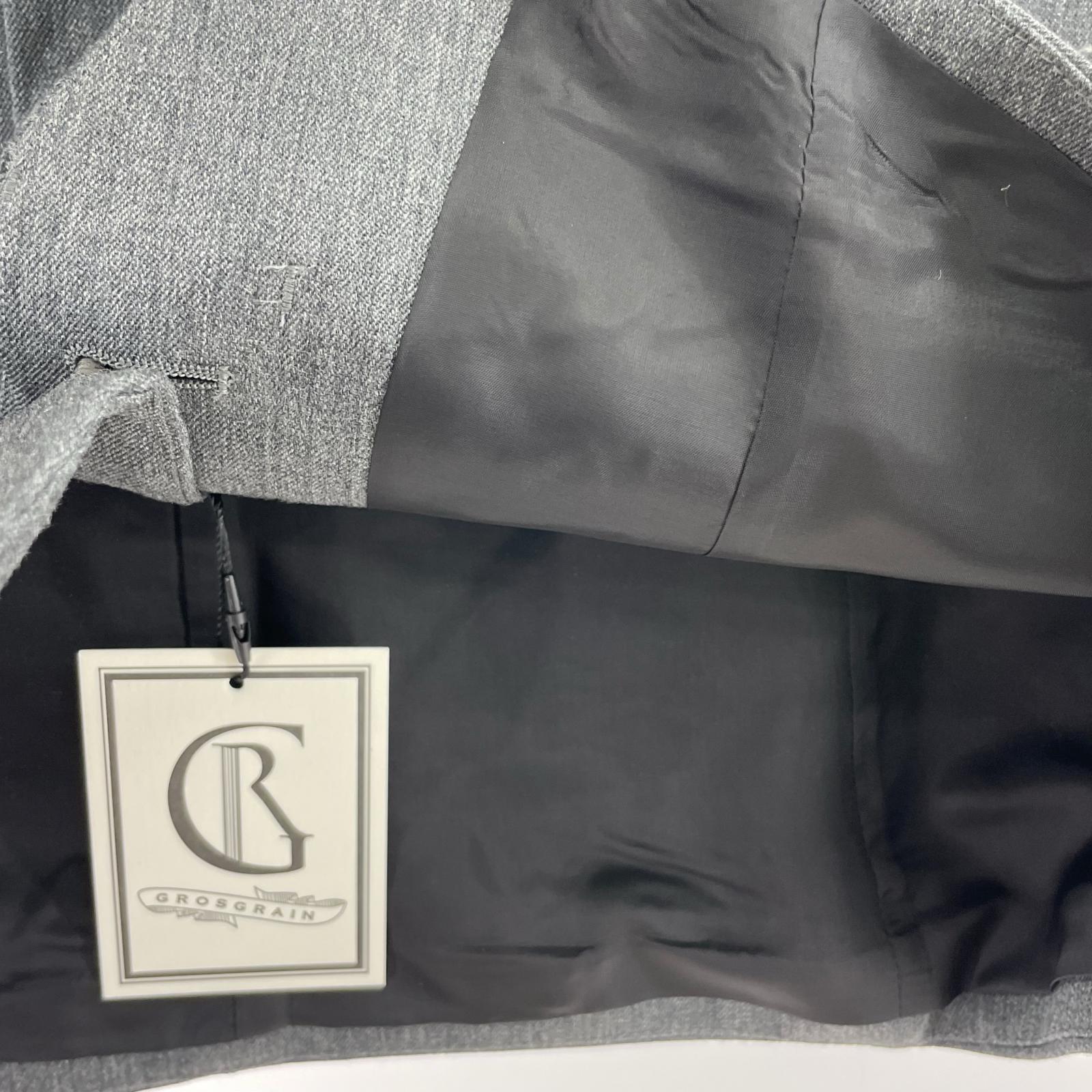 ジャケット GROSGRAIN デザインジレ OS グレー グレー