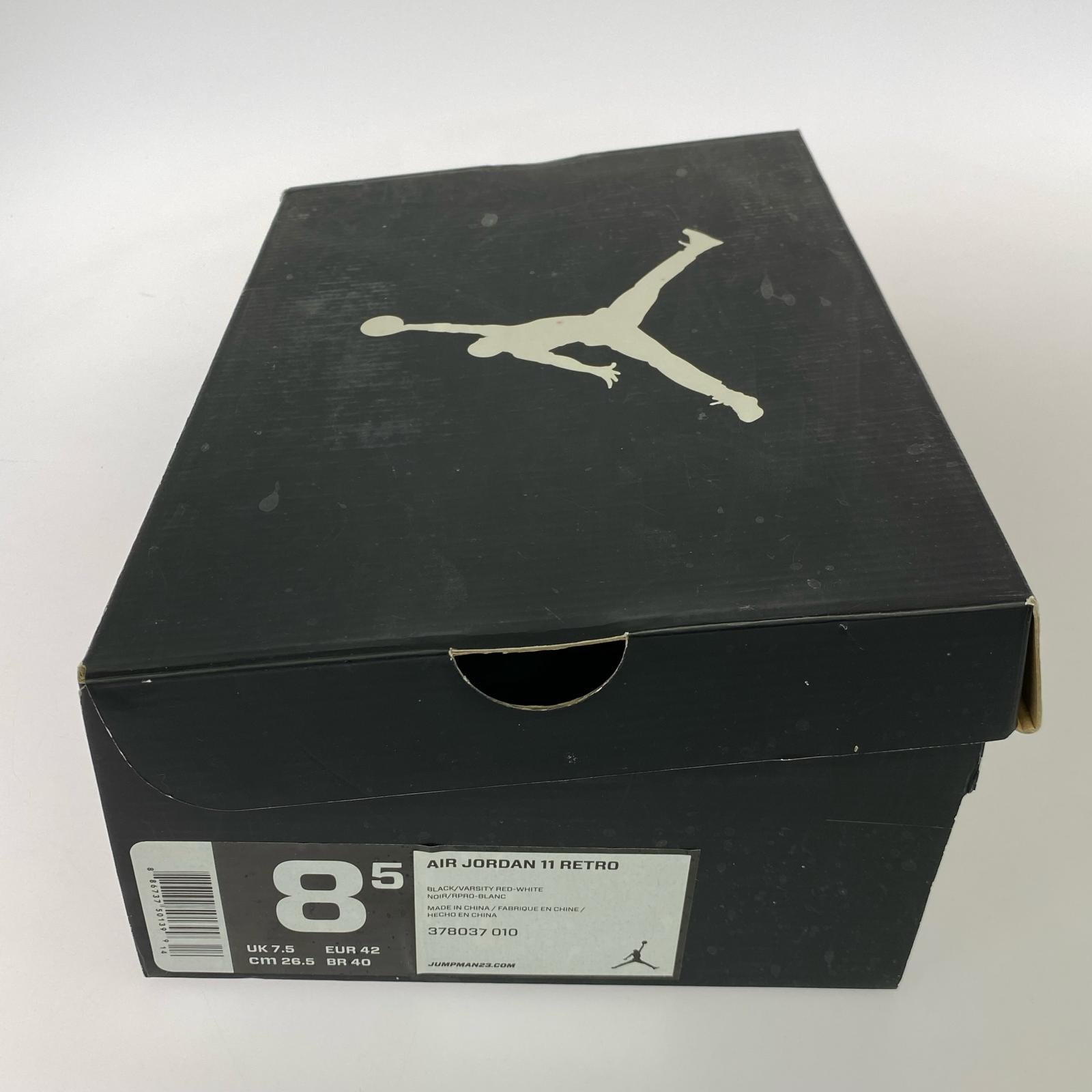 スニーカー 2012年製 AIR JORDAN 11 BRED 26.5cm US8.5 26.5cm (US8 1/2 UK8 EU43) ブラック