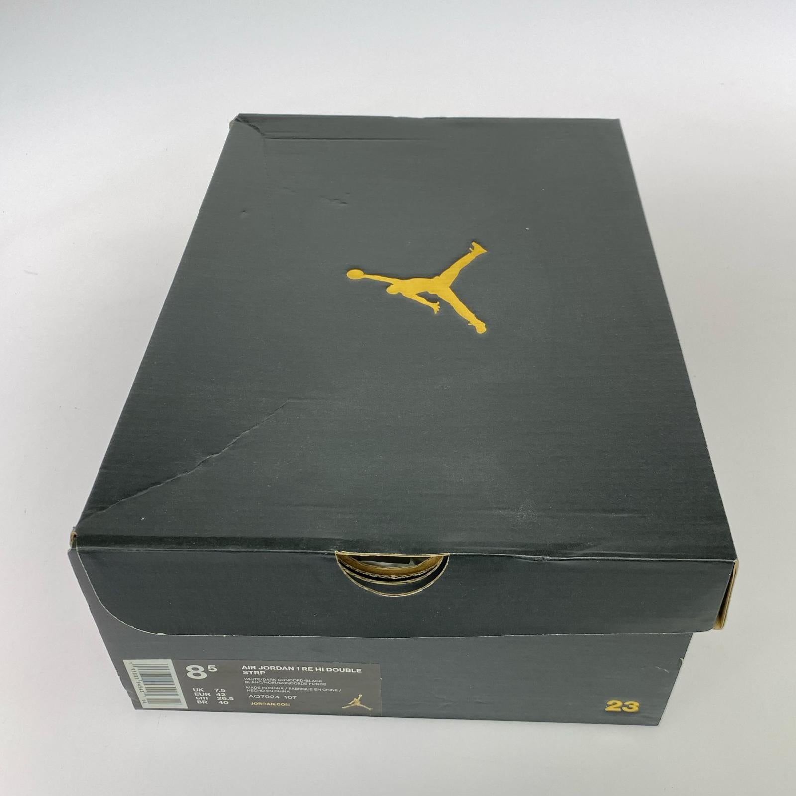 スニーカー AIR JORDAN 1 RE HI Double Strap 26.5cm 26.5cm (US8 1/2 UK8 EU43) ホワイト