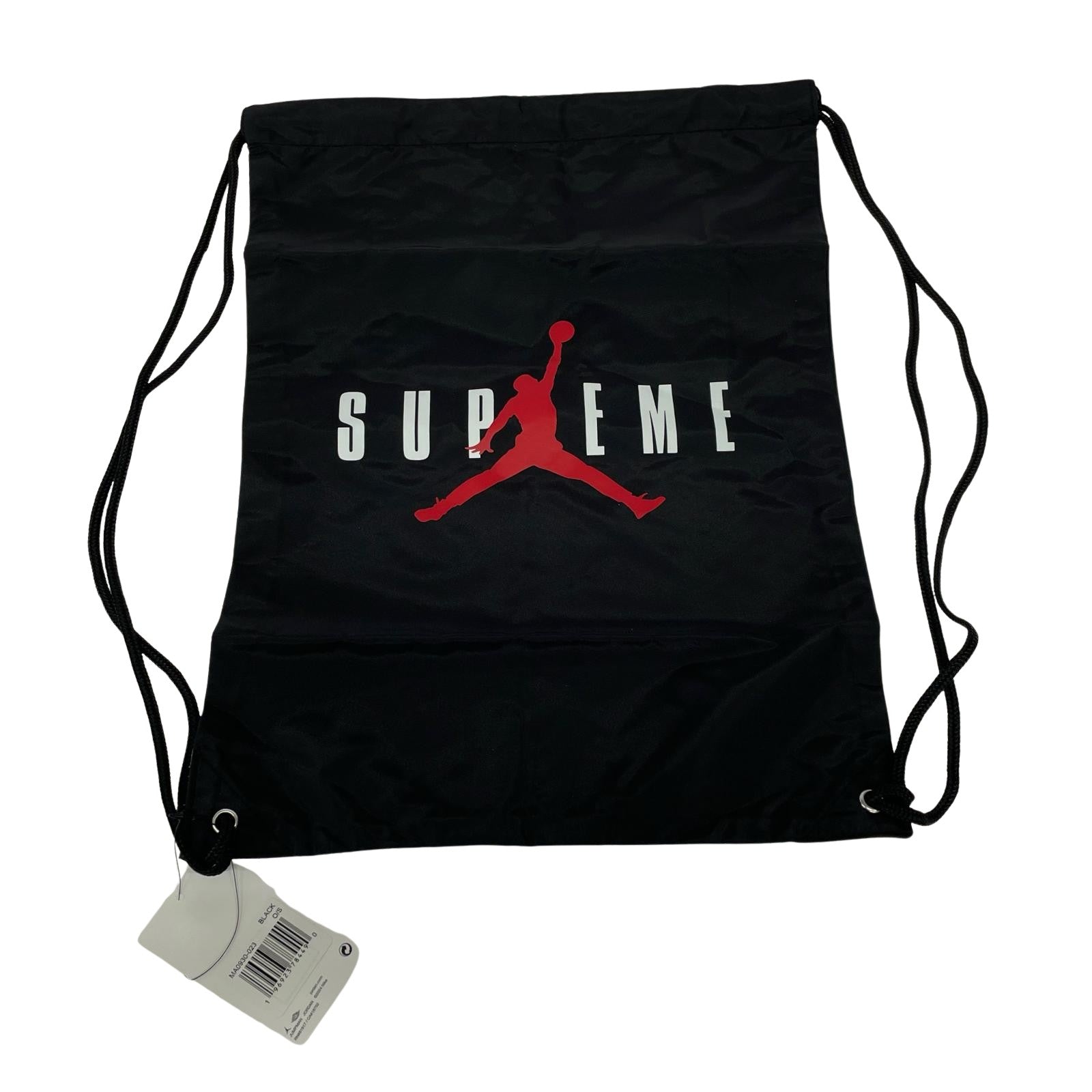 リュック・デイパック Supreme×Jordan Drawstring Bag MA0930-023 黒 ブラック
